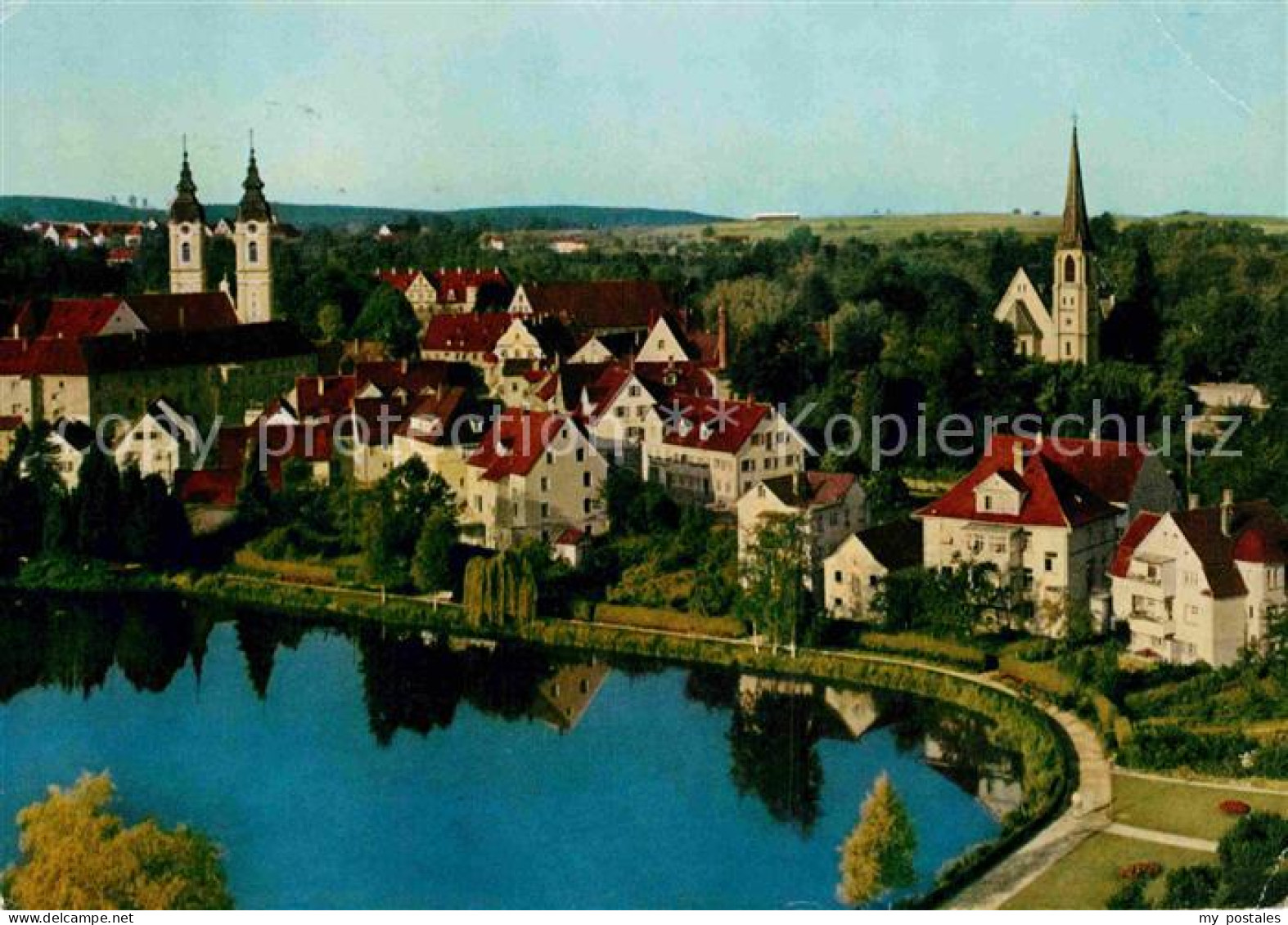 72757964 Bad Waldsee Uferweg Stiftskirche  Bad Waldsee - Bad Waldsee