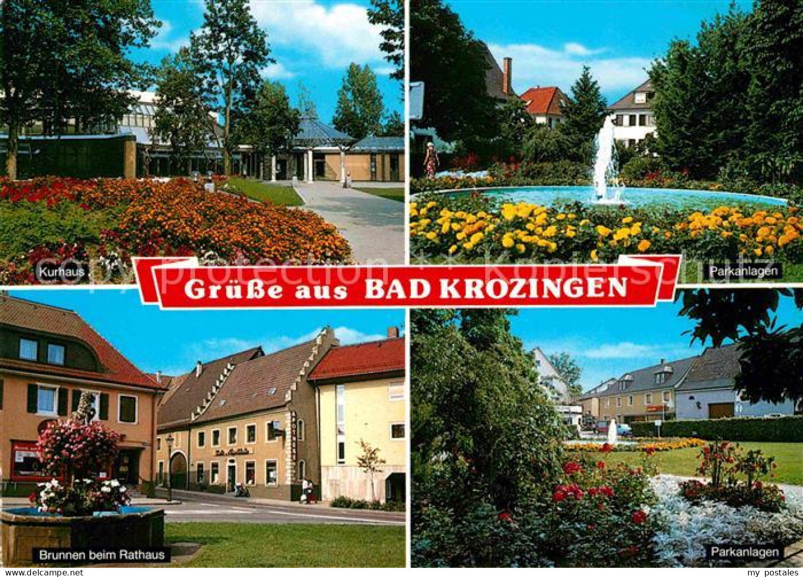 72757959 Bad Krozingen Rathaus Kurhaus Parkanlagen  Bad Krozingen - Bad Krozingen