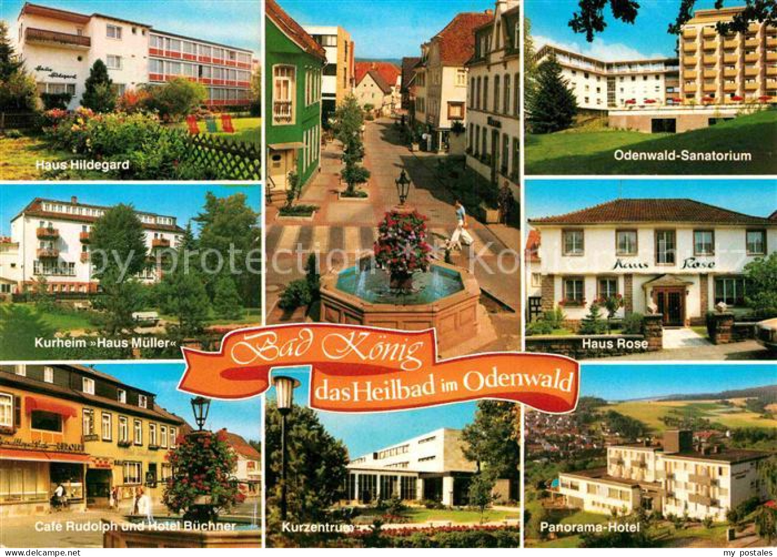 72757951 Bad Koenig Odenwald Odenwald-Sanatorium Cafe Rudolph Buechner Hotel  Ba - Bad Koenig