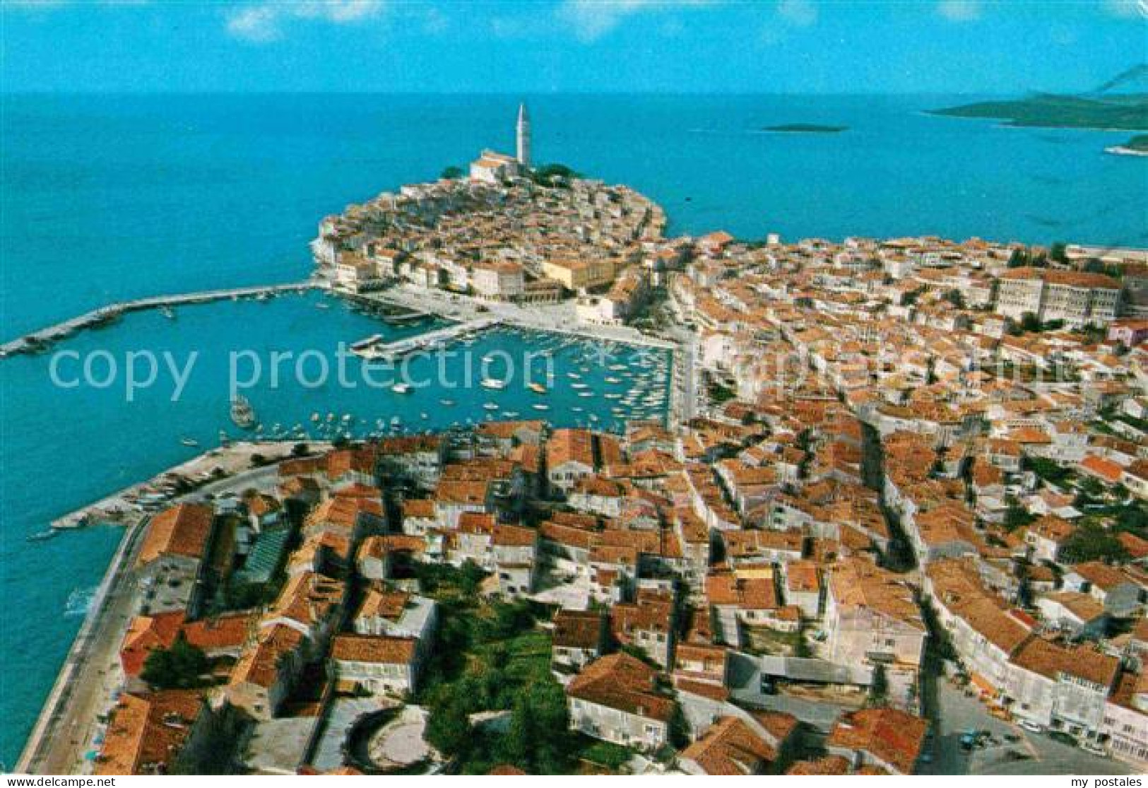 72757309 Rovinj Istrien Luftaufnahme Croatia - Croatia