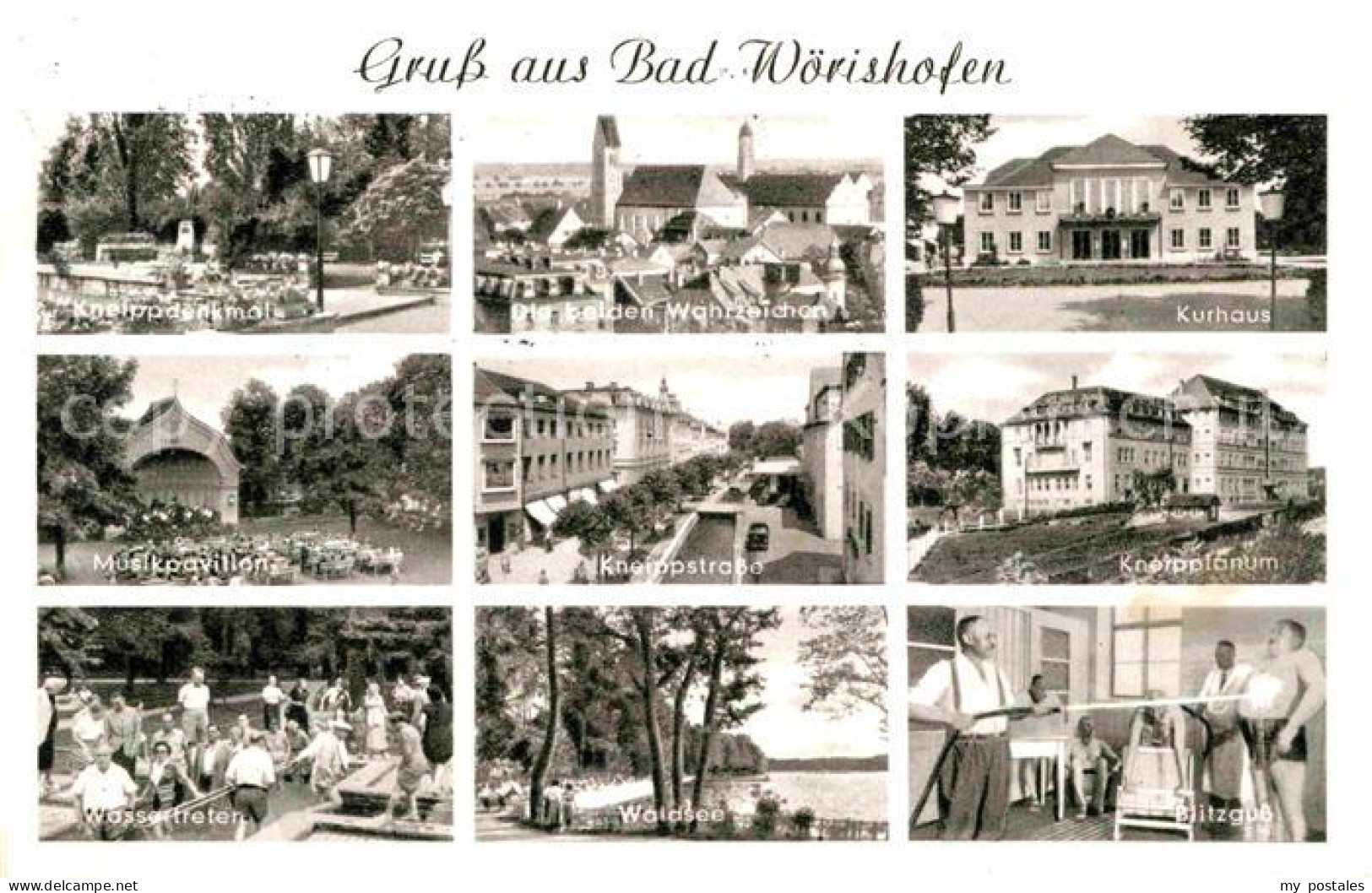 72757233 Bad Woerishofen Kneipp Denkmal Musikpavillon Wassertreten Wahrzeichen W - Bad Wörishofen