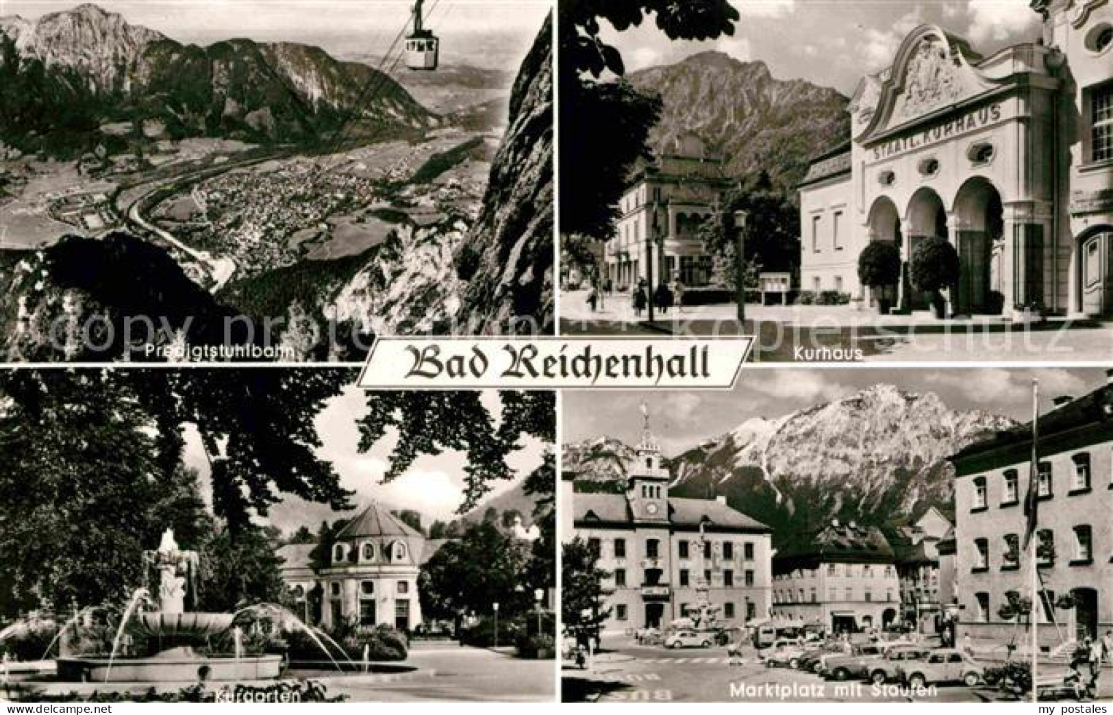 72757228 Bad Reichenhall Predigtstuhlbahn Kurhaus Kurgarten Marktplatz Mit Stauf - Bad Reichenhall