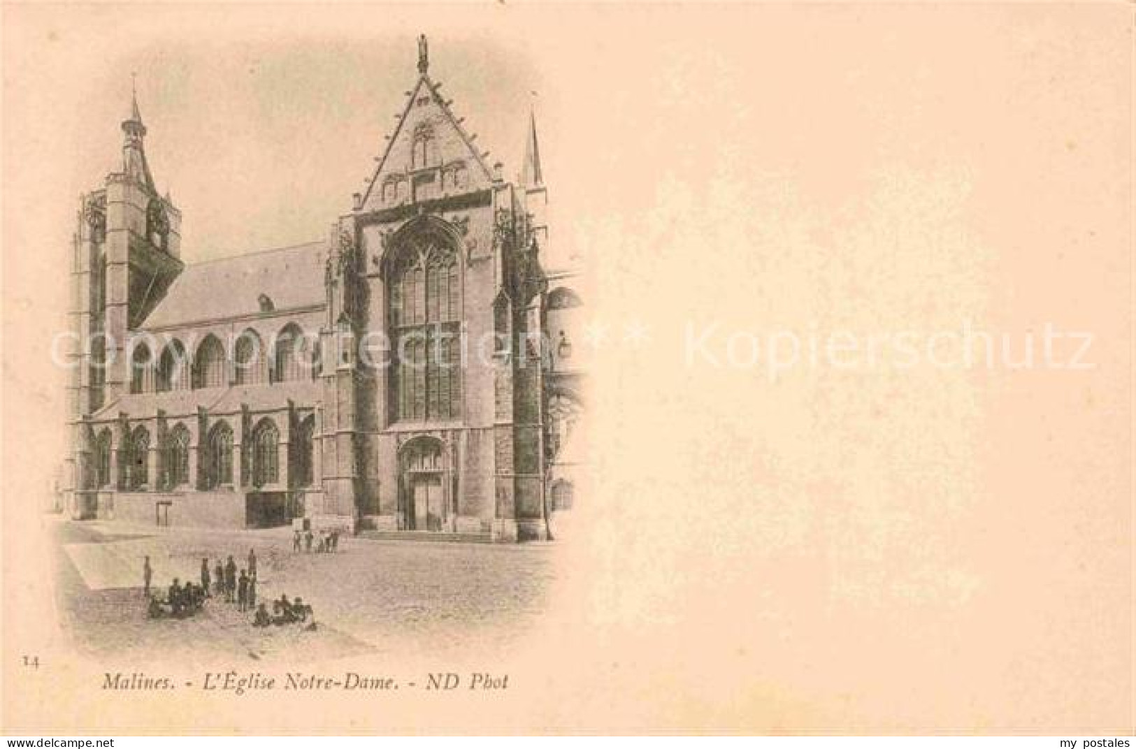72757150 Malines Mechelen Flandre Eglise Notre Dame Mechelen - Andere & Zonder Classificatie