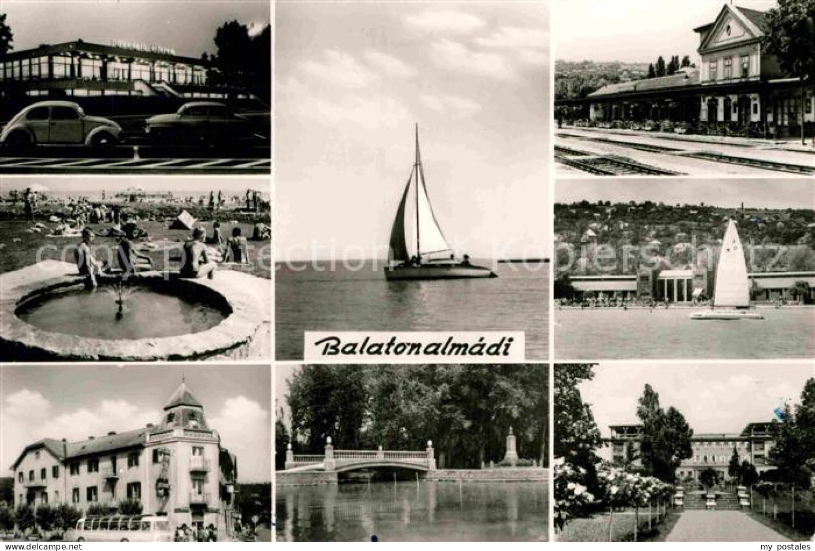 72757023 Balatonalmadi Hotel Restaurant Badestrand Plattensee Segeln Bahnhof Bal - Ungarn