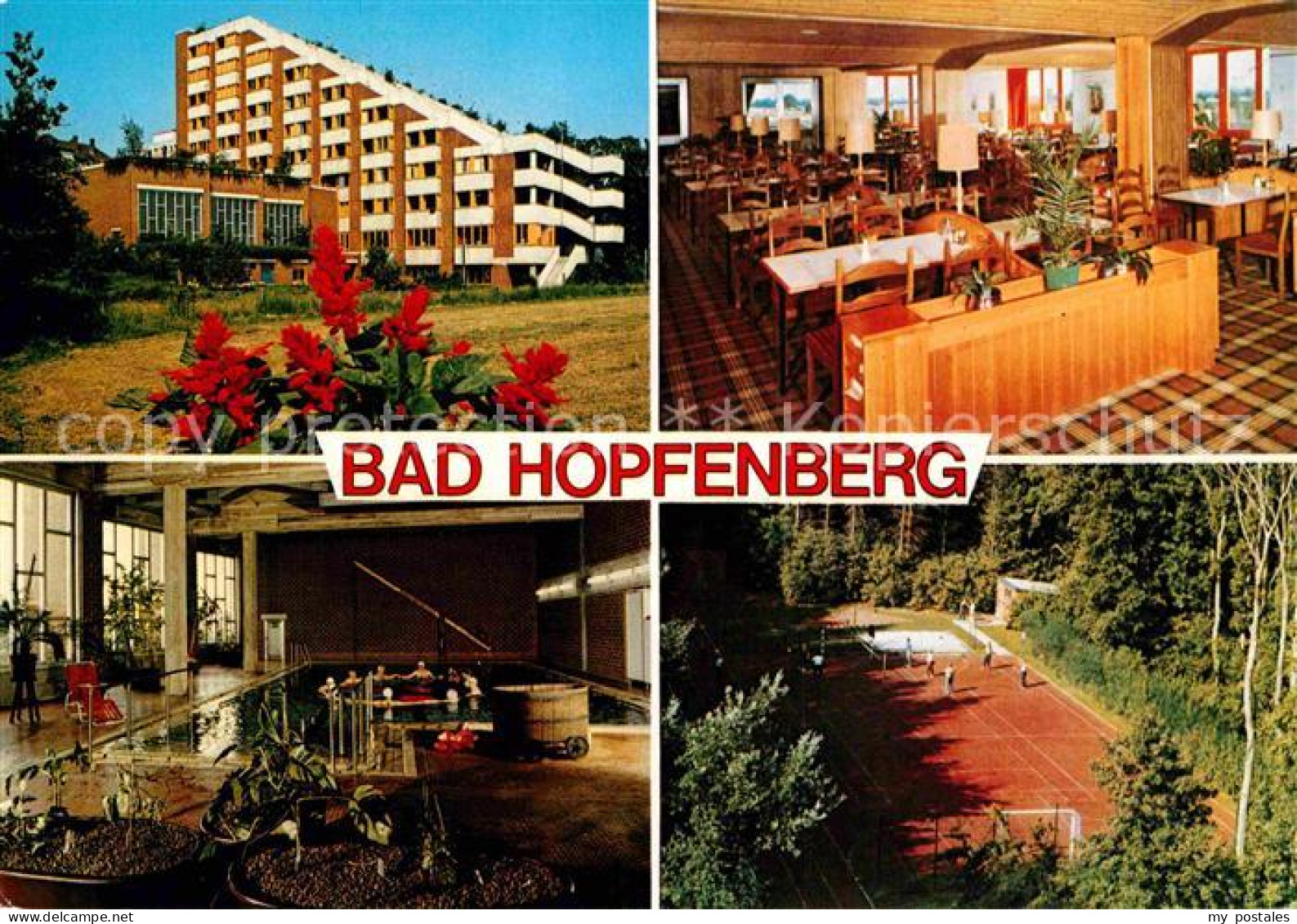 72756651 Bad Hopfenberg Weserland Klinik Gastraum Foyer Sportplatz Bad Hopfenber - Petershagen