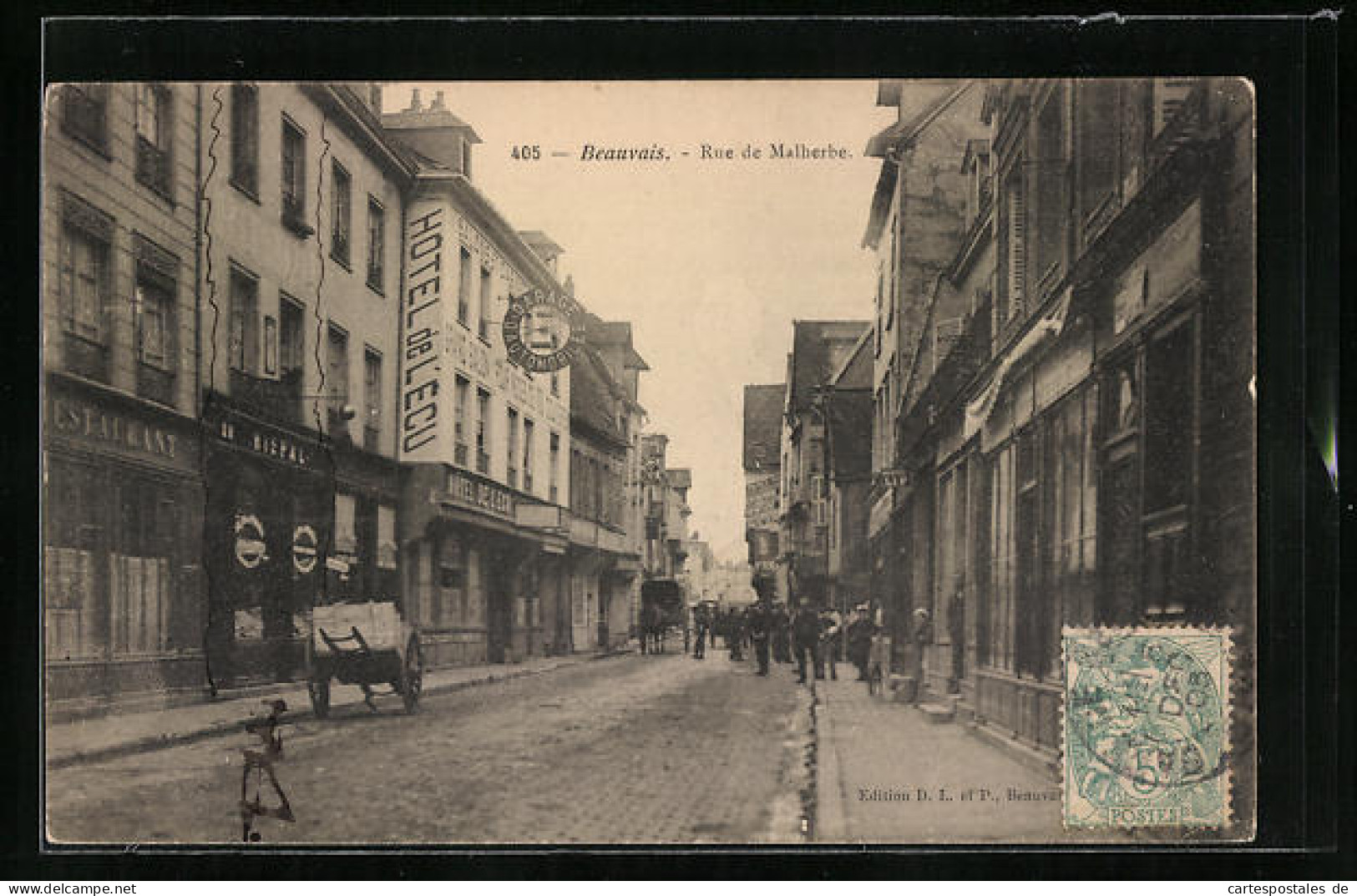 CPA Beauvais, Rue De Malherbe  - Beauvais