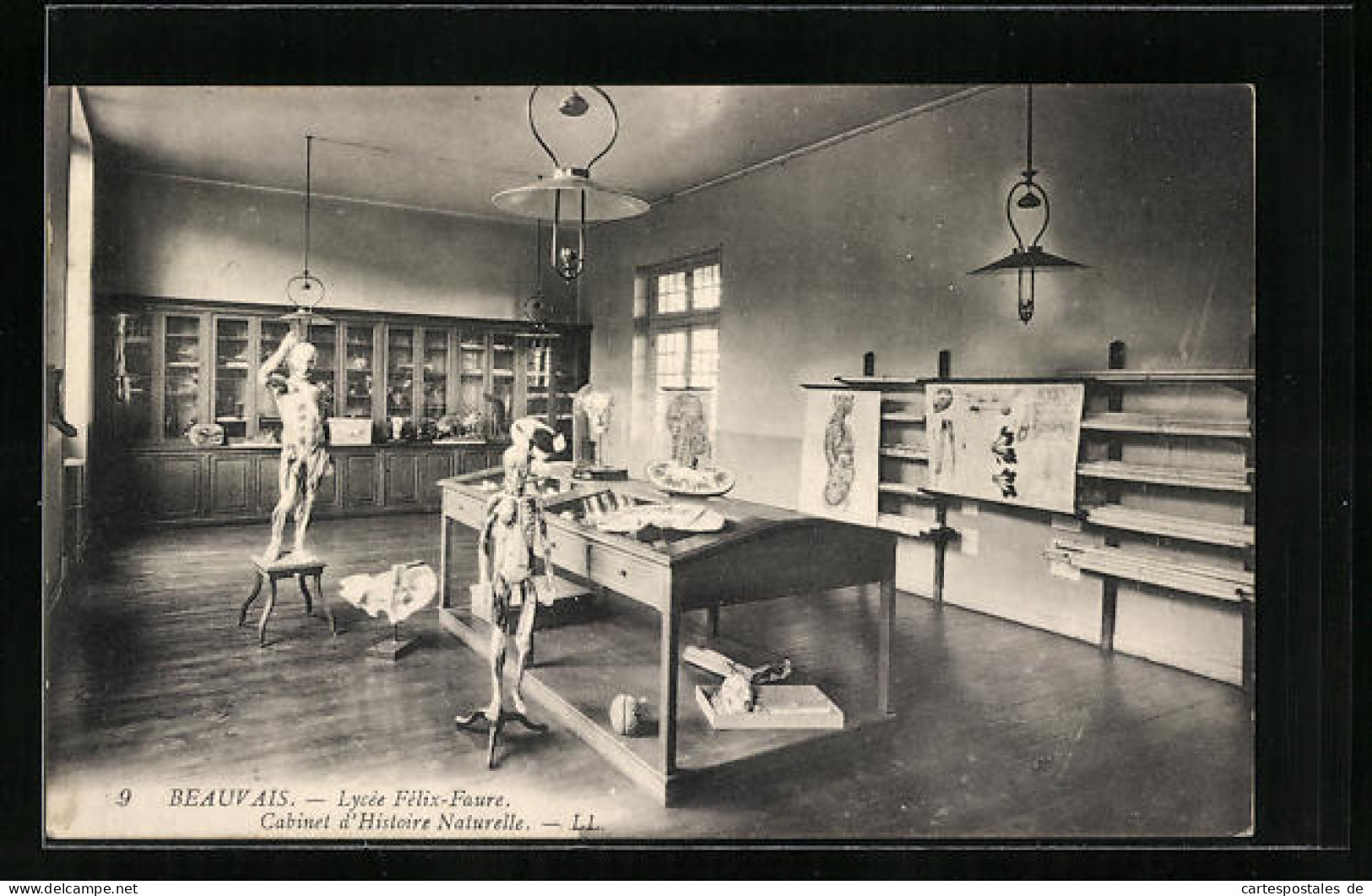 CPA Beauvais, Lycée Félix-Faure, Cabinet D`Histoire Naturelle  - Beauvais