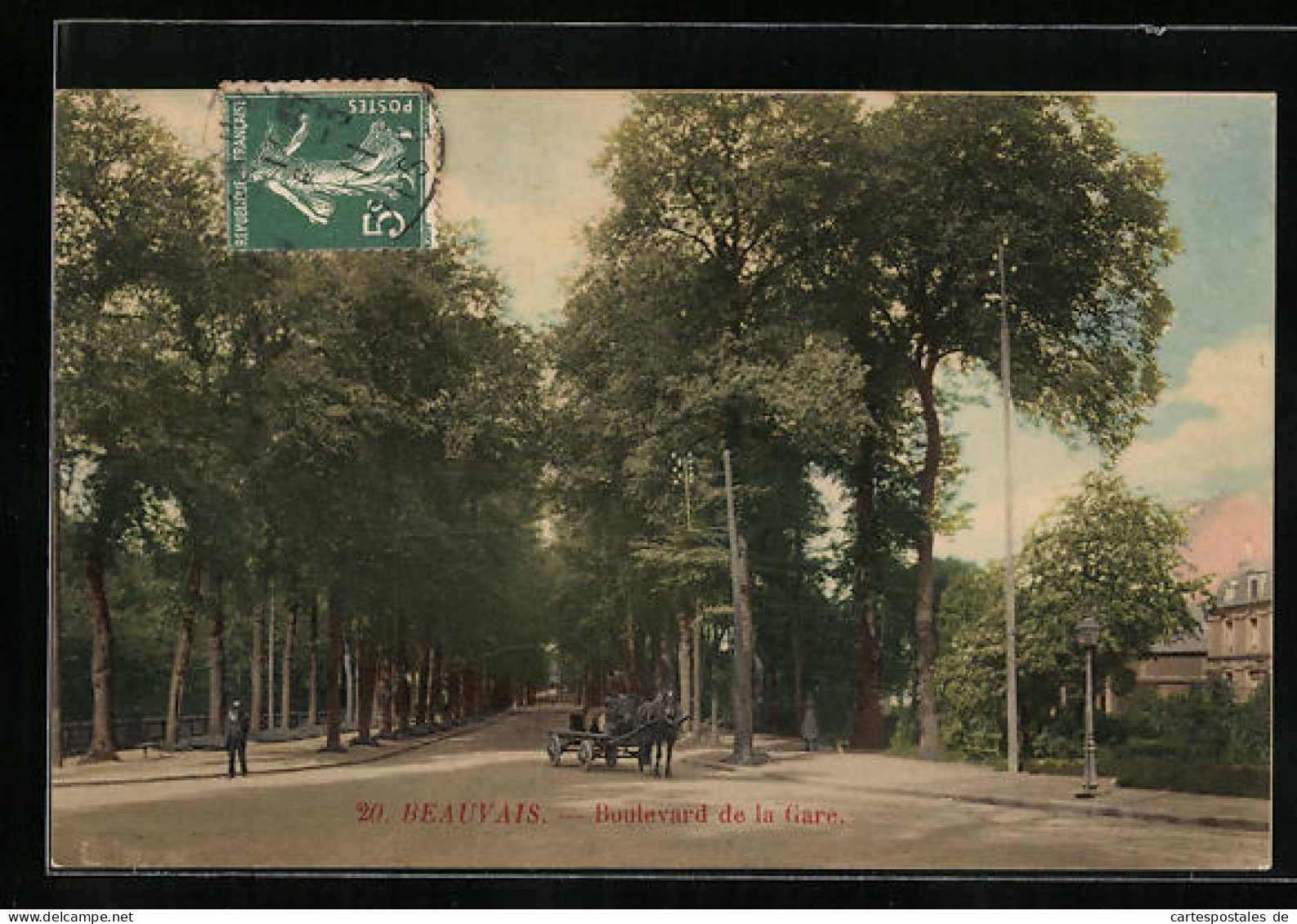 CPA Beauvais, Boulevard De La Gare  - Beauvais