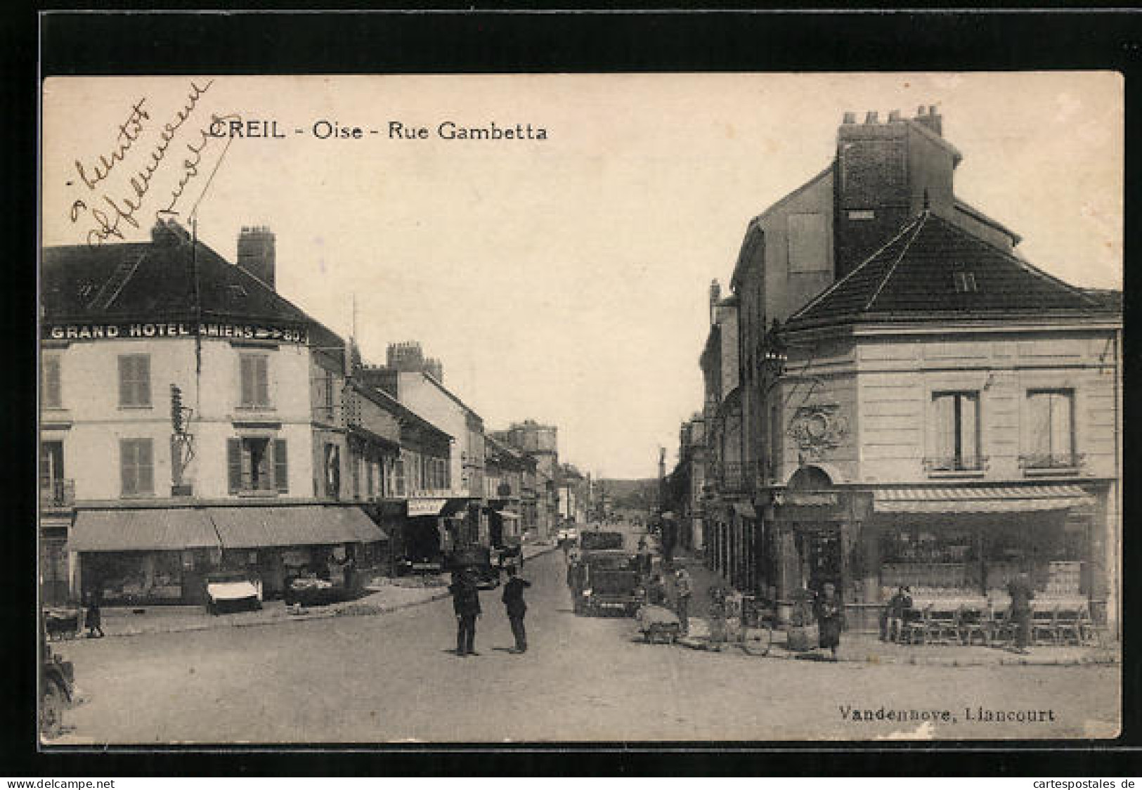 CPA Creil, Rue Gambetta  - Creil