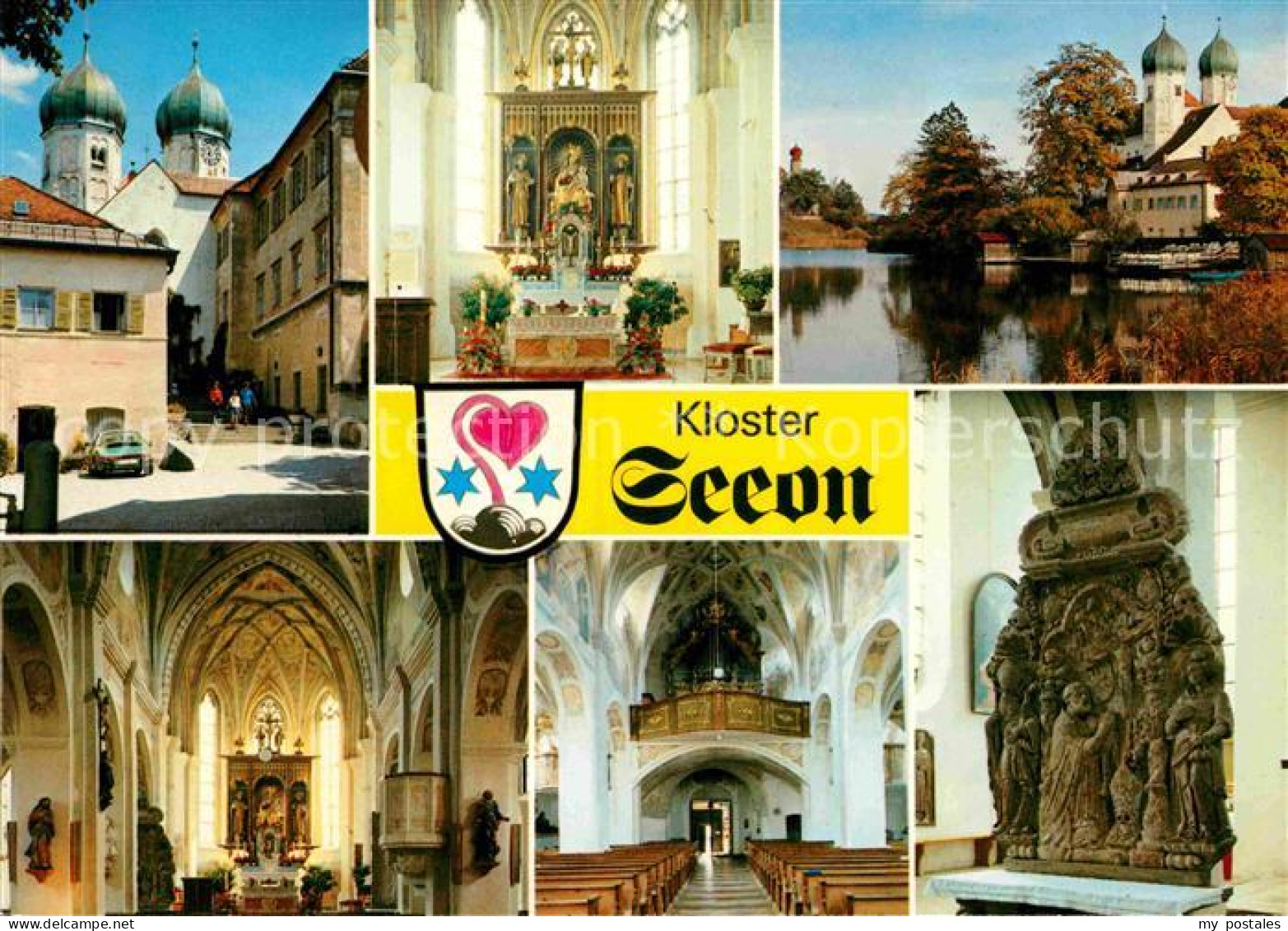 72756564 Seeon-Seebruck Inselkloster Seeon Kirche Inneres Klostersee Seeon-Seebr - Sonstige & Ohne Zuordnung