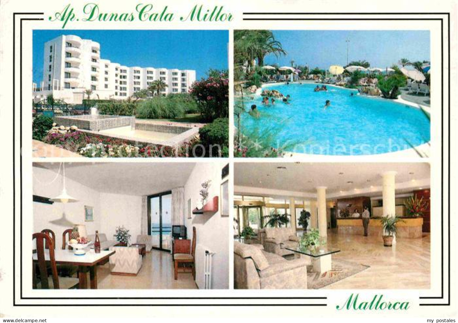 72756546 Cala Millor Mallorca Apartamentos Dunas Pool Zimmer Hotelhalle  - Andere & Zonder Classificatie