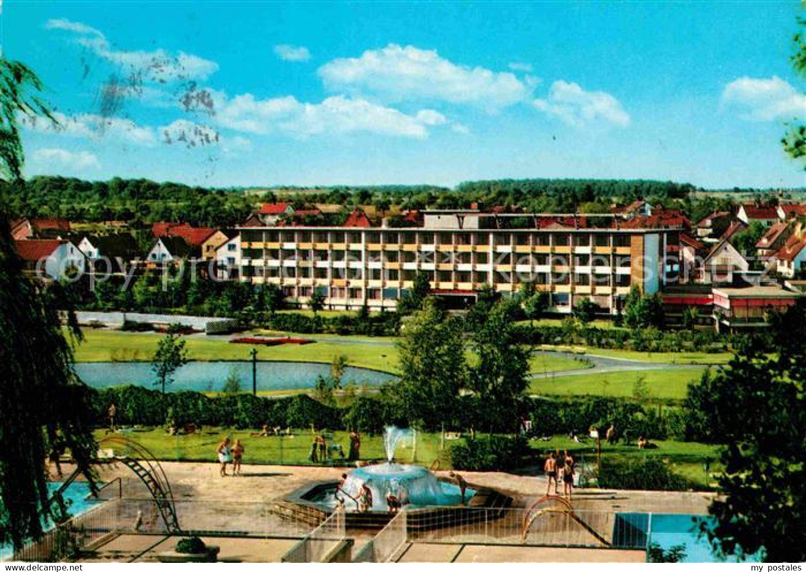 72756542 Bad Rappenau Kraichgau Sanatorium Mit Sprudelbrunnen Bad Rappenau - Bad Rappenau