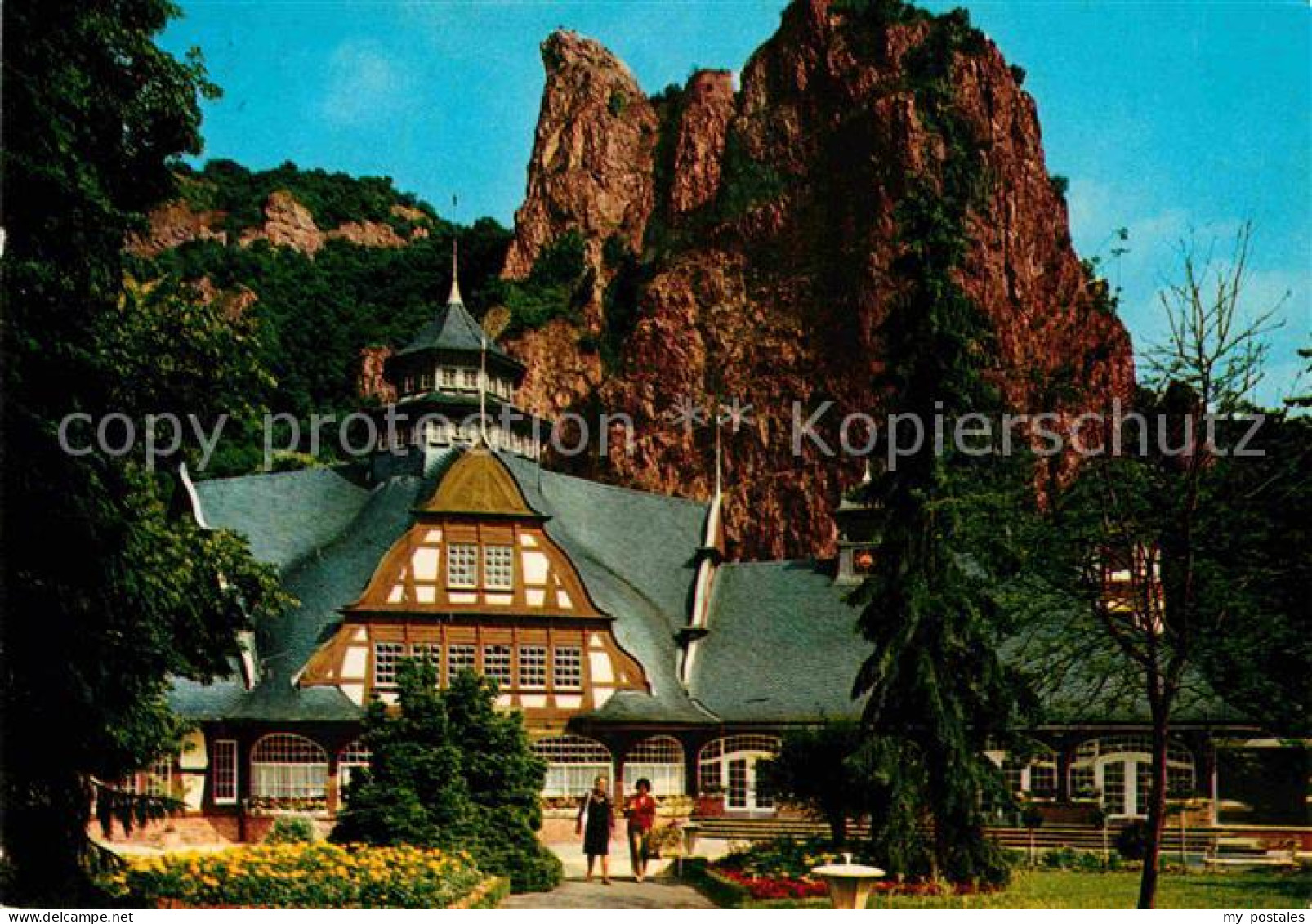 72756519 Bad Muenster Stein Ebernburg Badhaus Mit Rheingrafenstein Bad Muenster- - Sonstige & Ohne Zuordnung