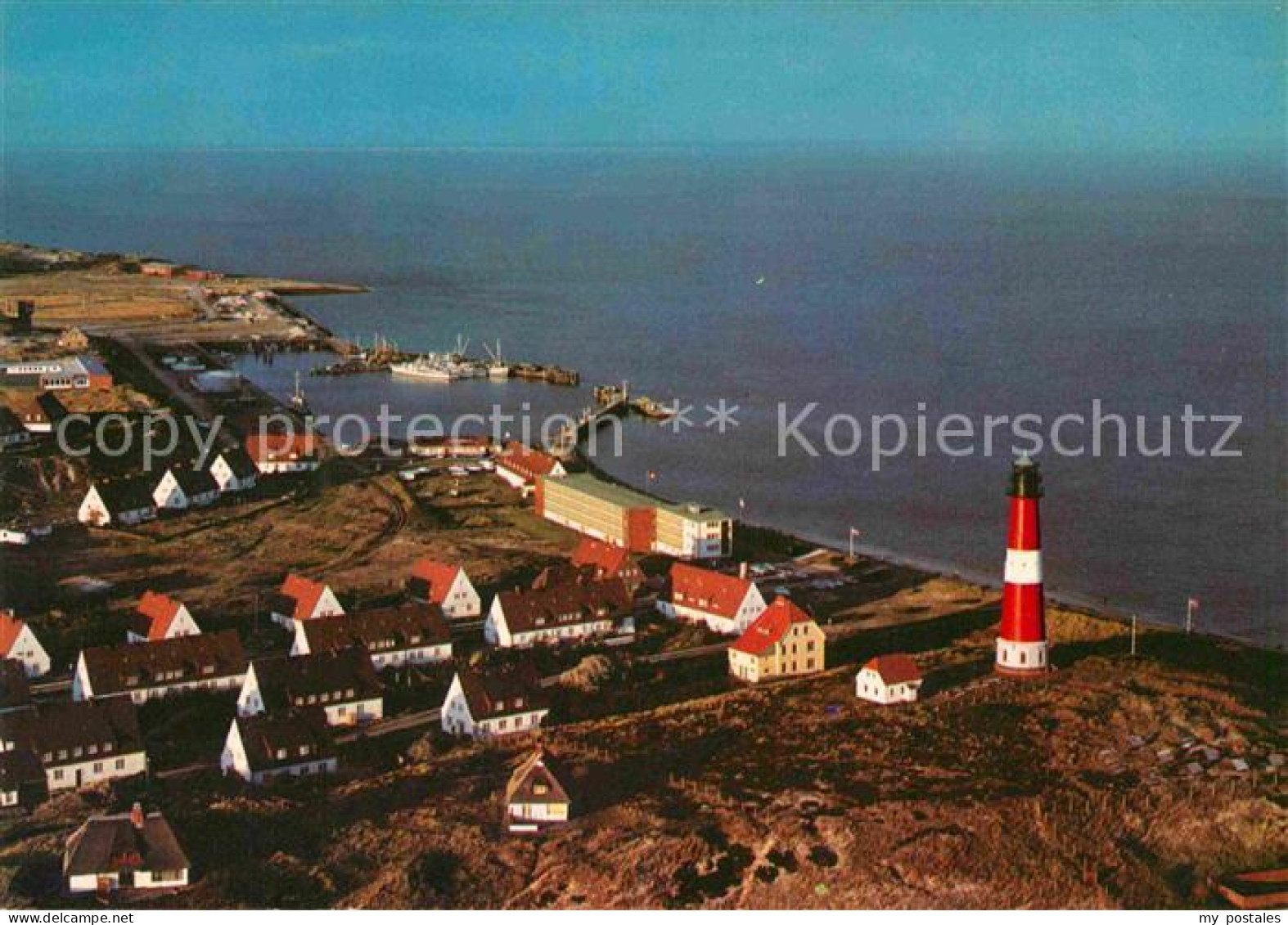 72756177 Hoernum Sylt Fliegeraufnahme Mit Leuchtturm Hoernum - Andere & Zonder Classificatie