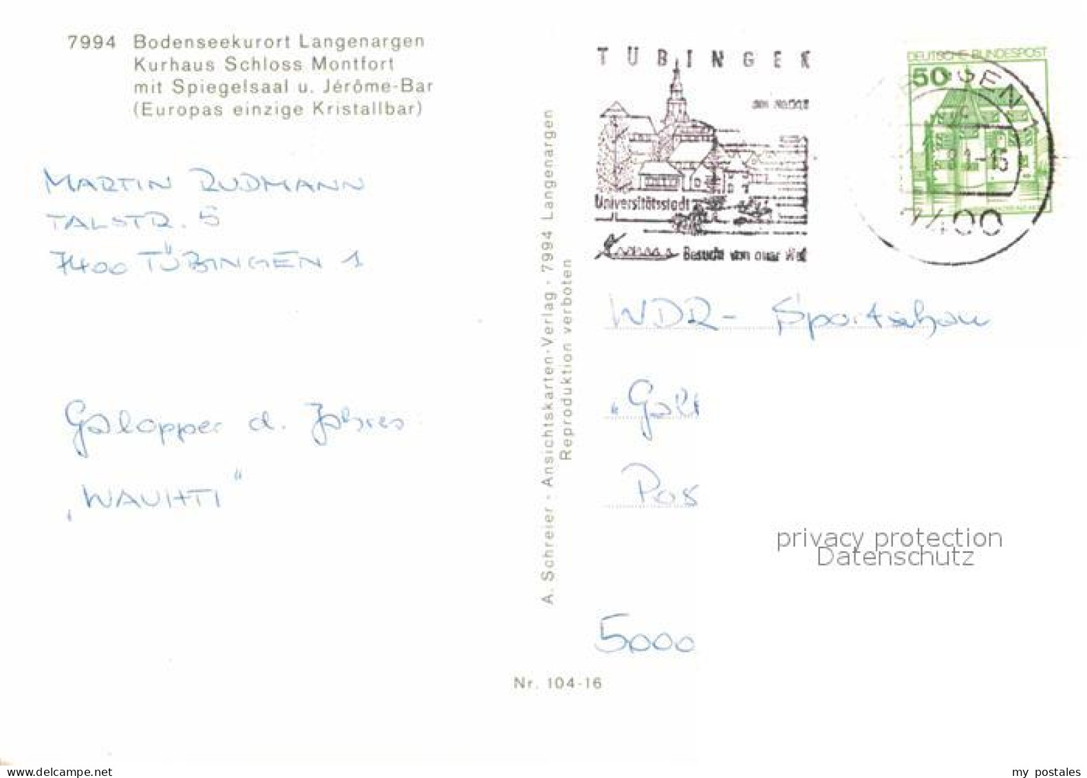 72756094 Langenargen Bodensee Kurhaus Schloss Montfort  Langenargen - Langenargen