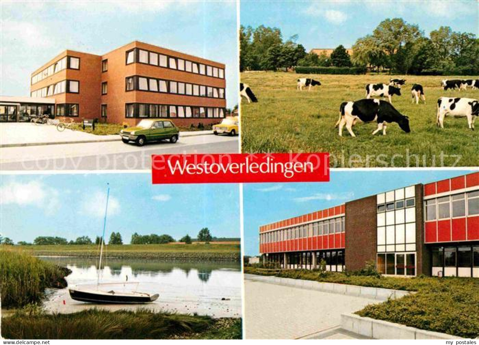 72756081 Westoverledingen Rathaus Schule Collhusen  Westoverledingen - Sonstige & Ohne Zuordnung