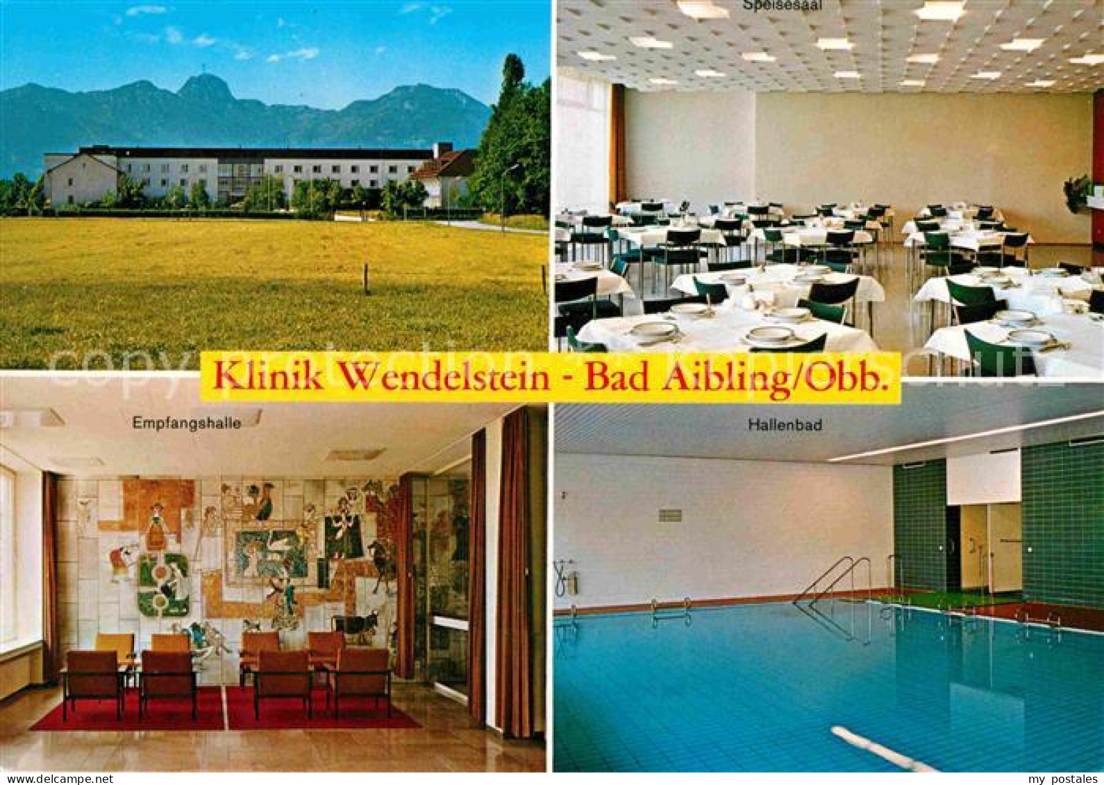 72755639 Bad Aibling Klinik Wendelstein Empfangshalle Speisesaal Hallenbad Bad A - Bad Aibling