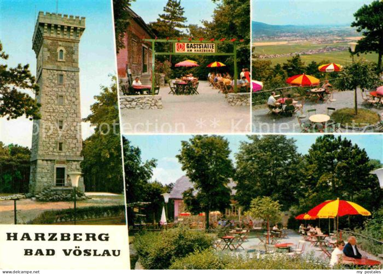 72755525 Bad Voeslau Gaststaette Am Harzberg Aussichtsturm Gartenterrasse Bad Vo - Sonstige & Ohne Zuordnung