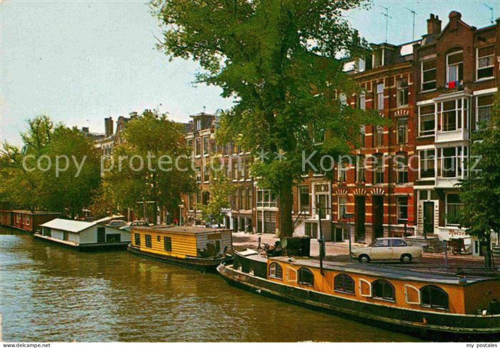 72755165 Amsterdam Niederlande Prinsengracht Met Woonboten Gracht Mit Hausbooten - Autres & Non Classés