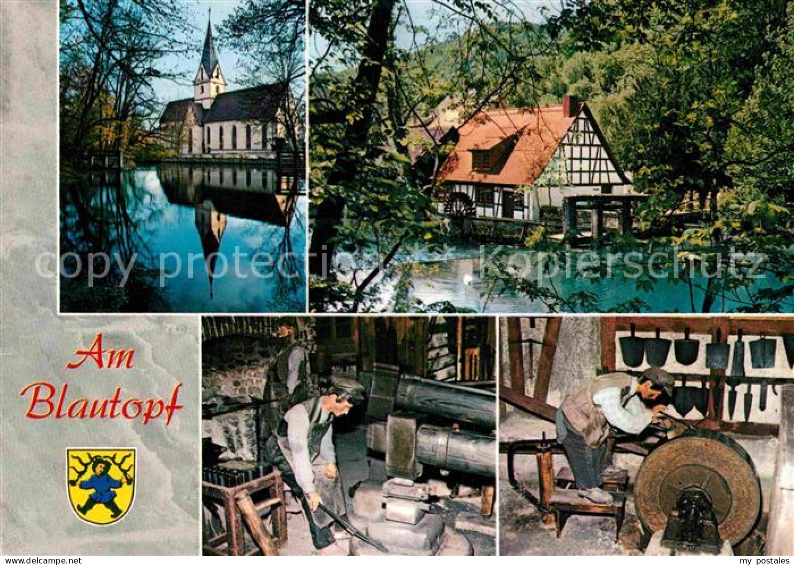 72754519 Blaubeuren Blautopf Und Historische Hammerschmiede Blaubeuren - Blaubeuren