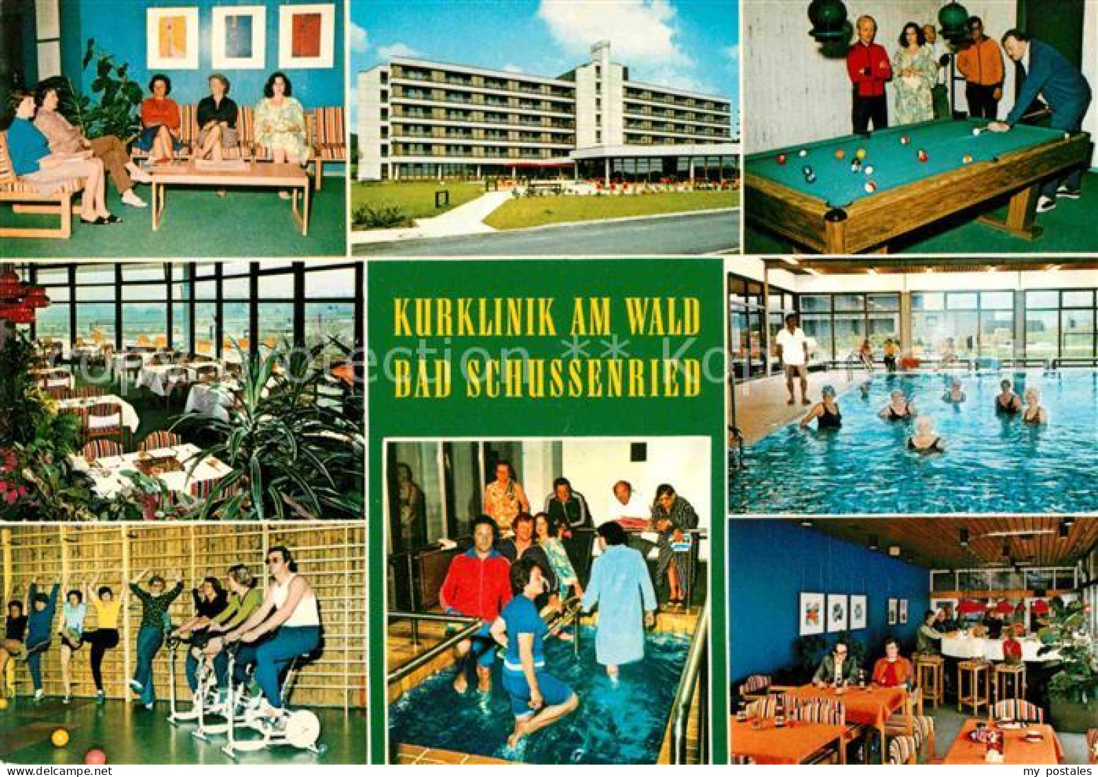 72754517 Bad Schussenried Kurklinik Am Wald Warteraum Spielzimmer Hallenbad Gymn - Bad Schussenried