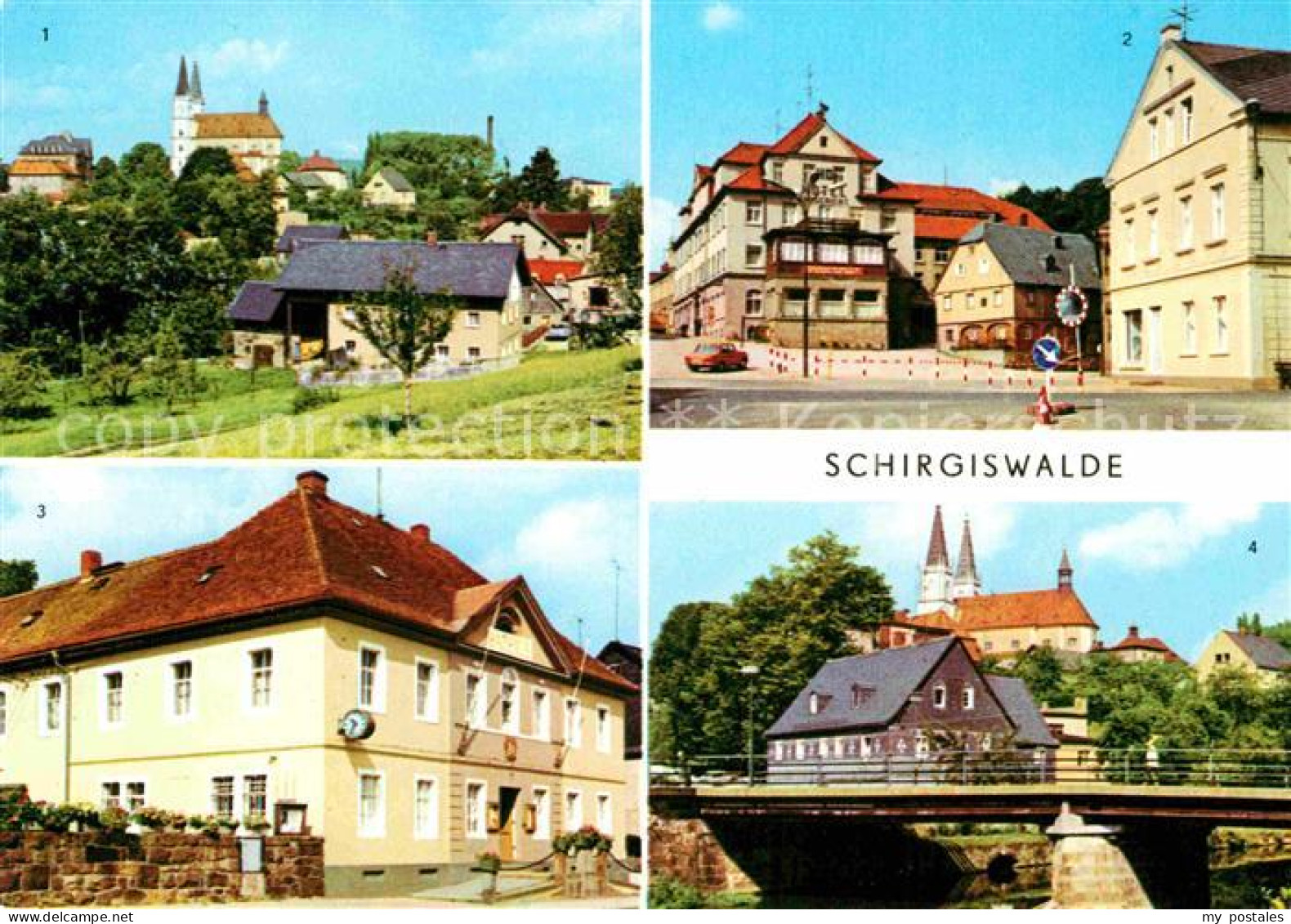 72754509 Schirgiswalde Teilansicht Obermarkt Rathaus An Der Spree Schirgiswalde - Autres & Non Classés