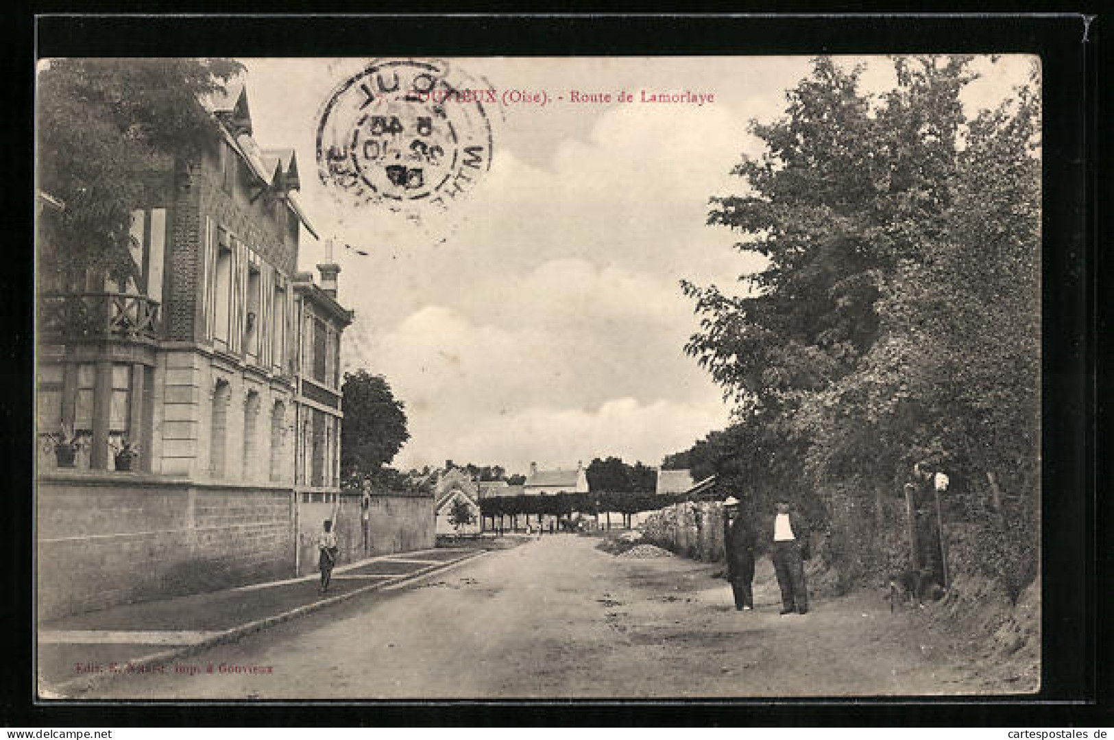 CPA Gouvieux, Route De Lamorlaye  - Gouvieux