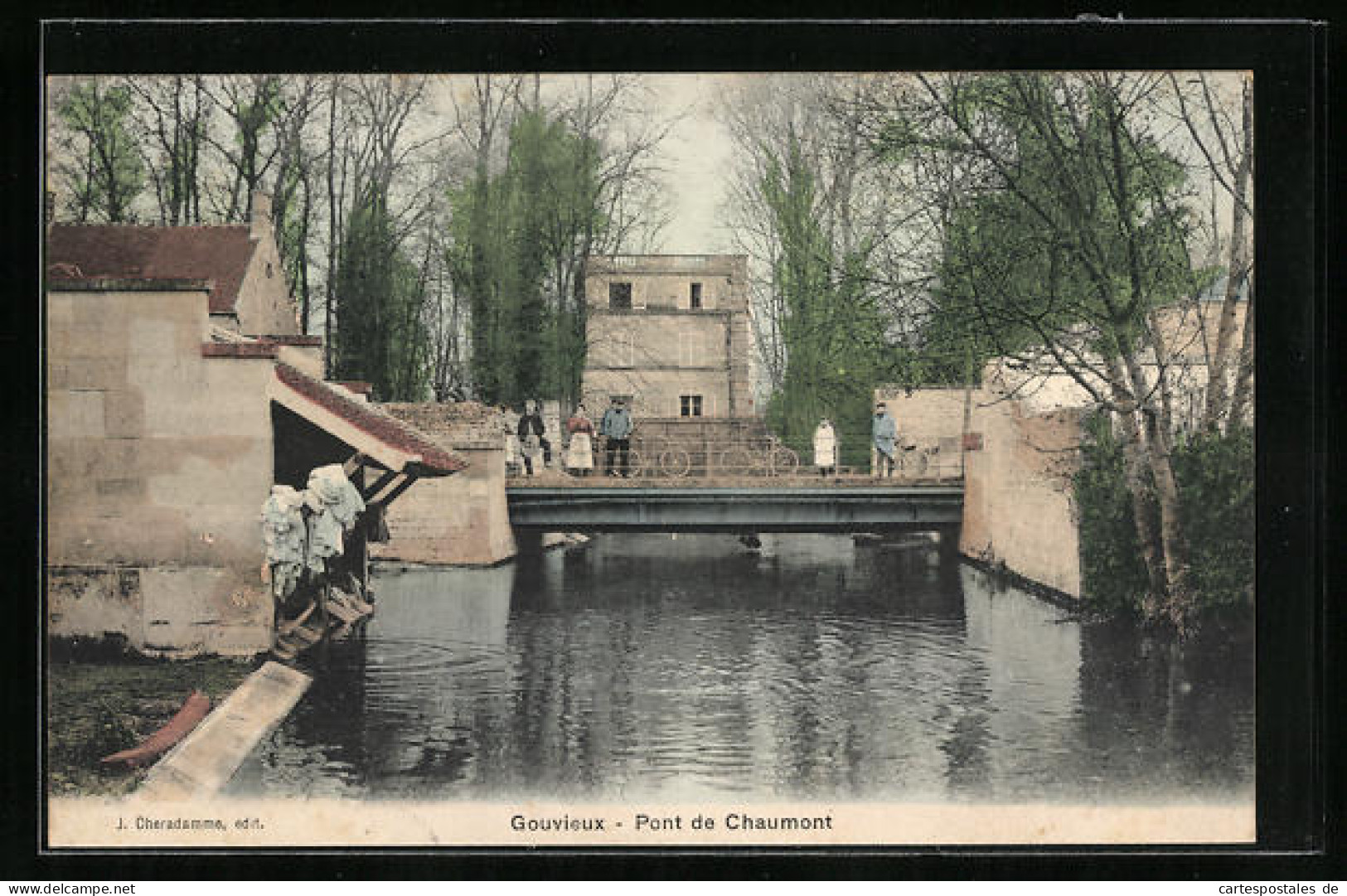 CPA Gouvieux, Pont De Chaumont  - Gouvieux
