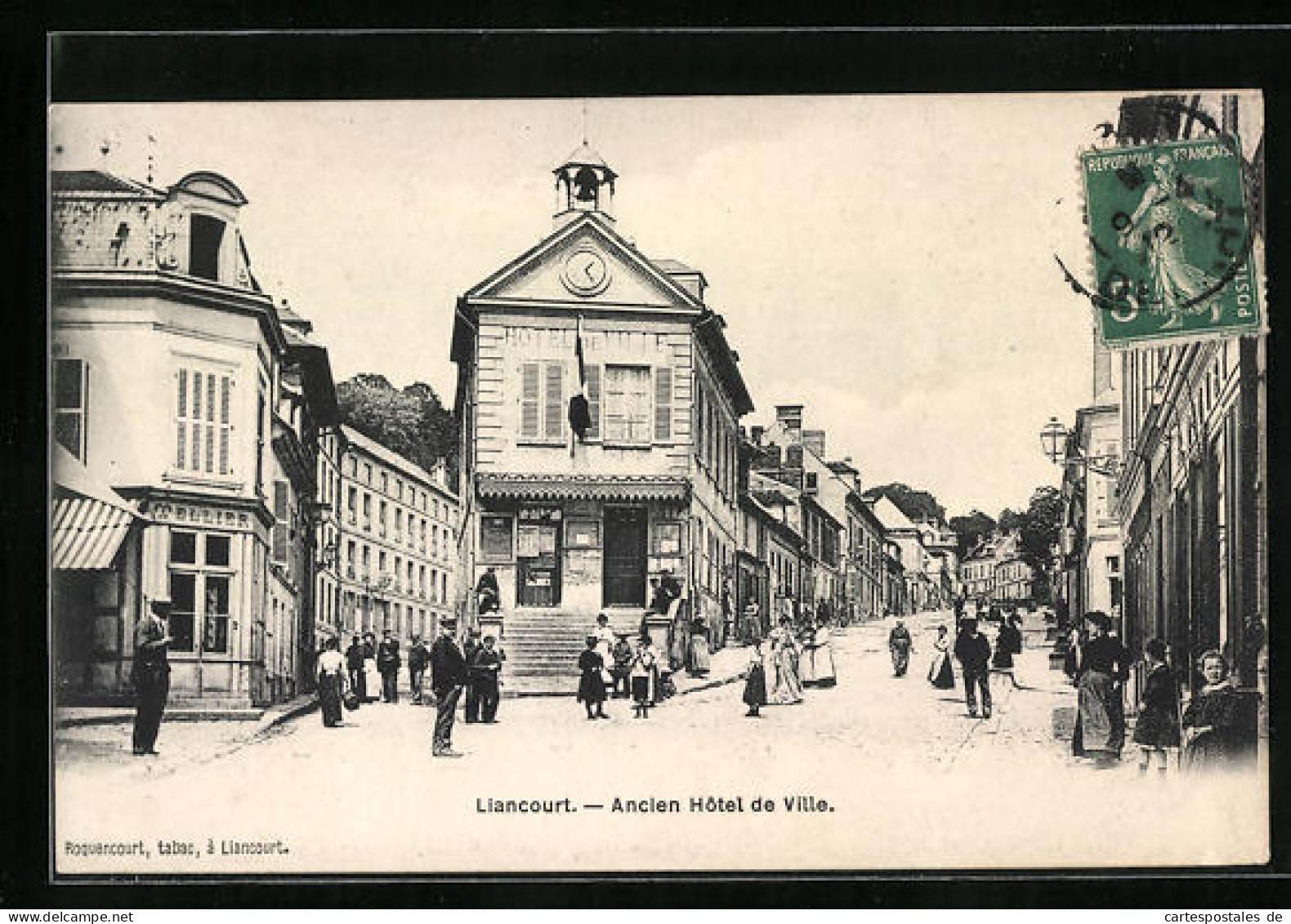 CPA Liancourt, Ancien Hotel De Ville  - Liancourt