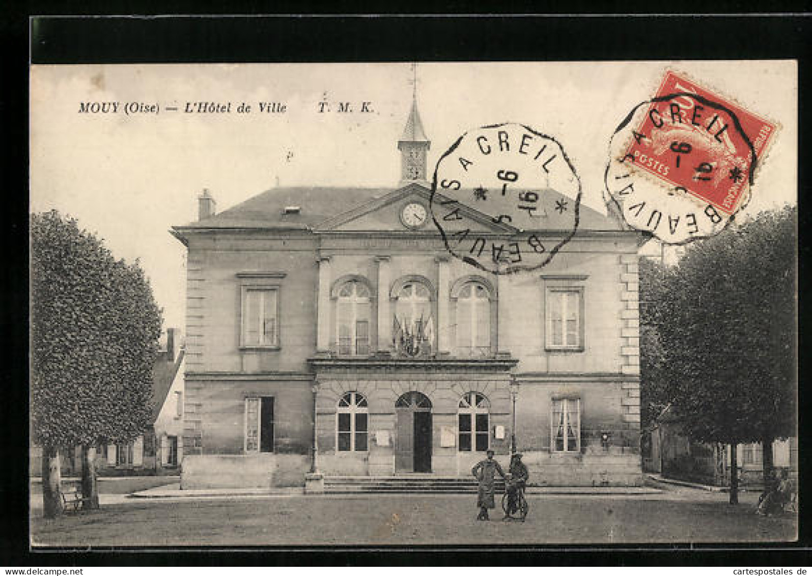 CPA Mouy, L`Hotel De Ville  - Mouy