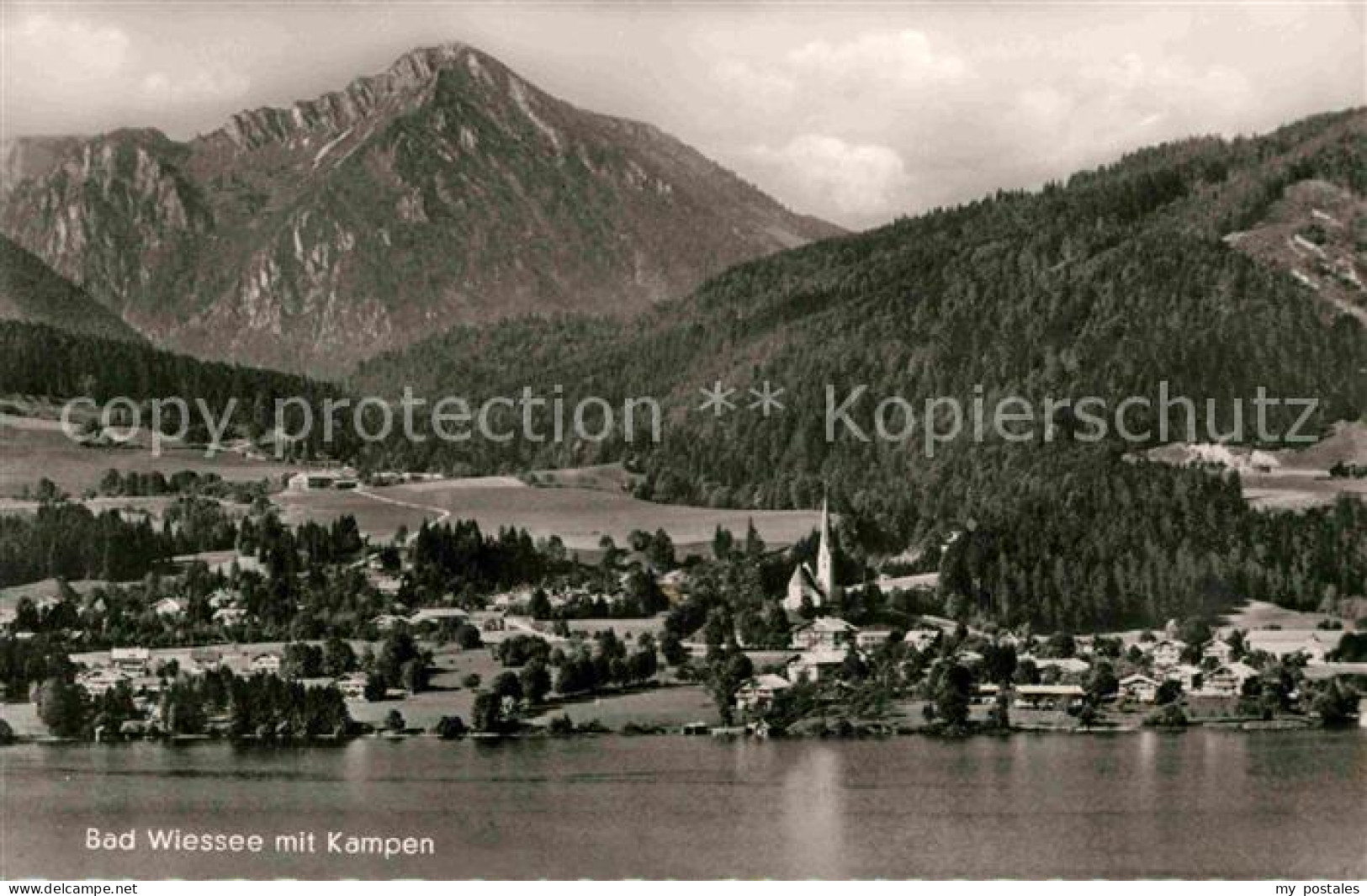 72754397 Bad Wiessee Blick Ueber Den Tegernsee Mit Kampen Bayerische Voralpen Ba - Bad Wiessee