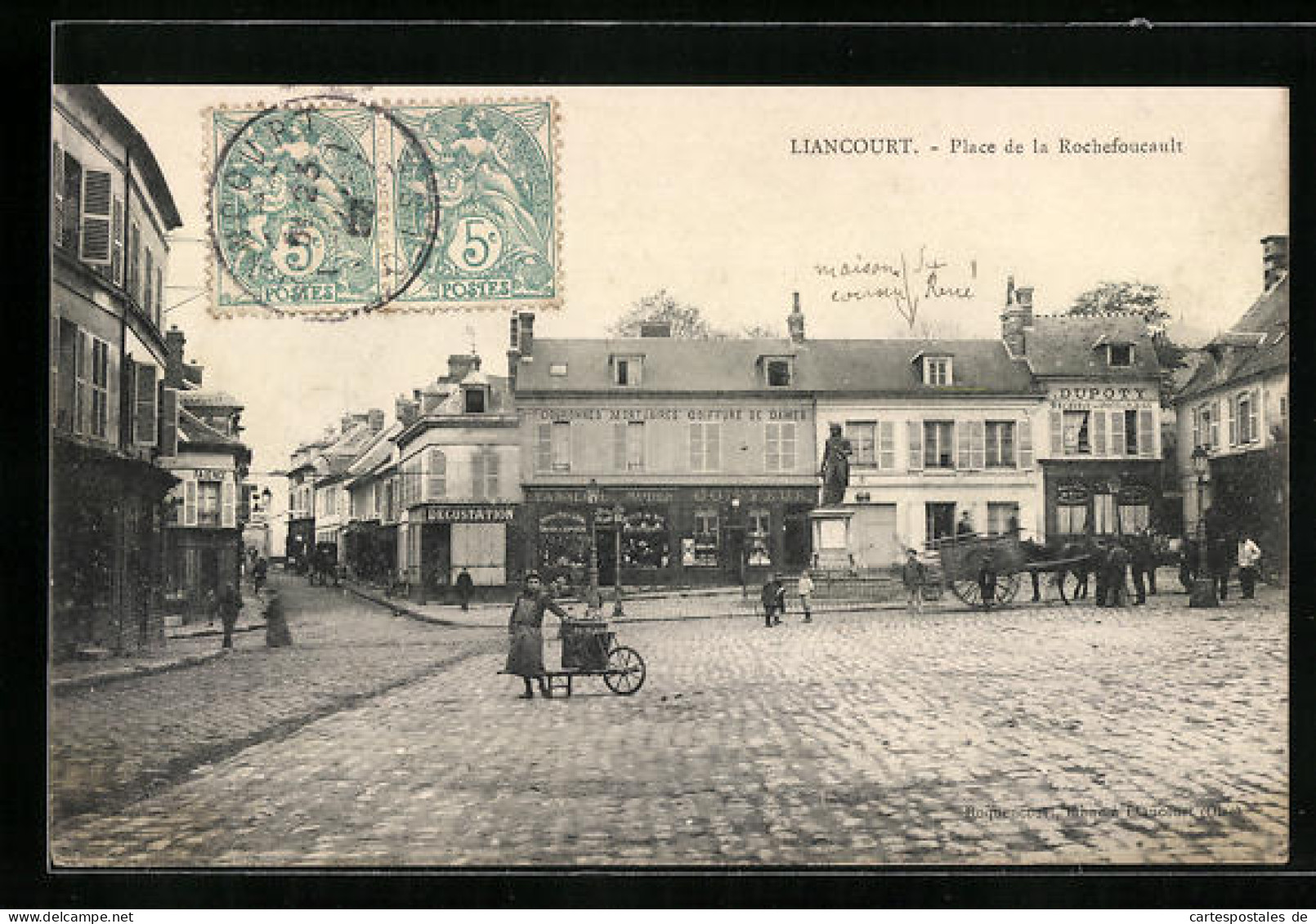 CPA Liancourt, Place De La Rochefoucauld  - Liancourt