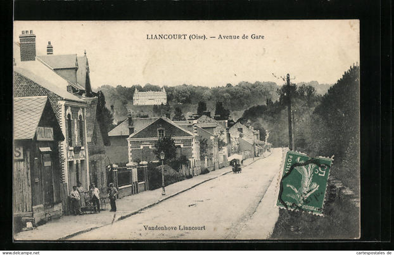 CPA Liancourt, Avenue De La Gare  - Liancourt