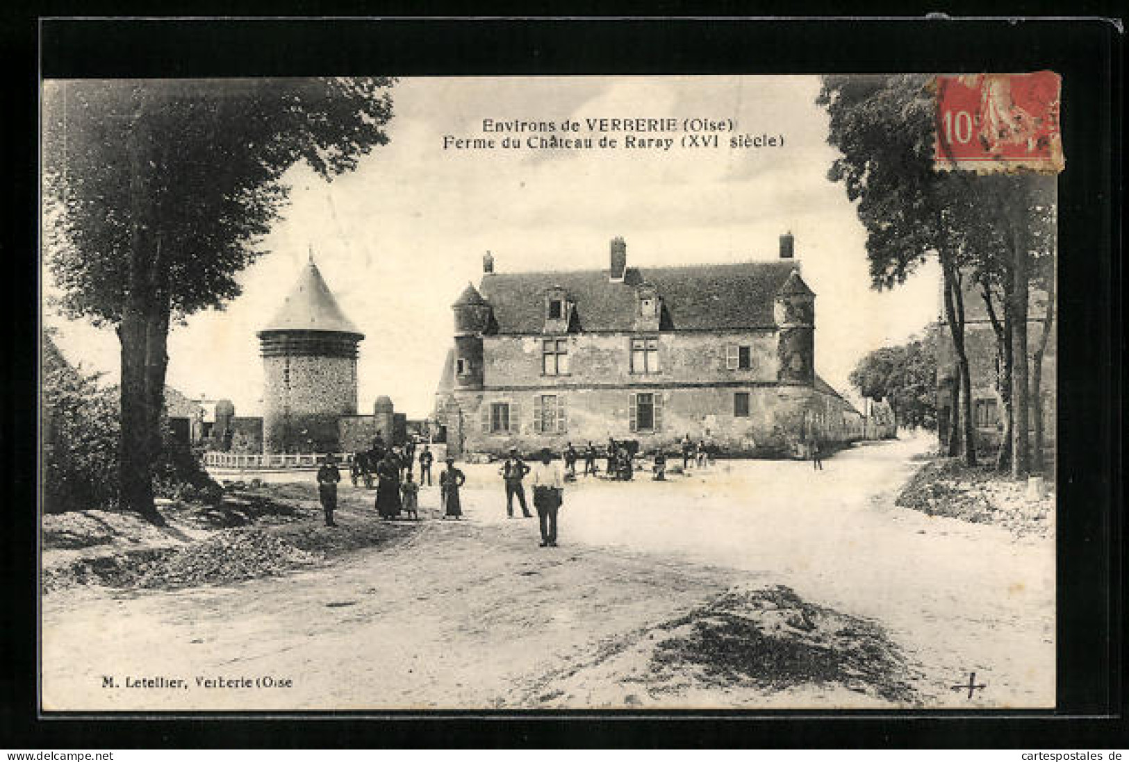 CPA Verberie, Ferme Du Chateau De Raray  - Verberie