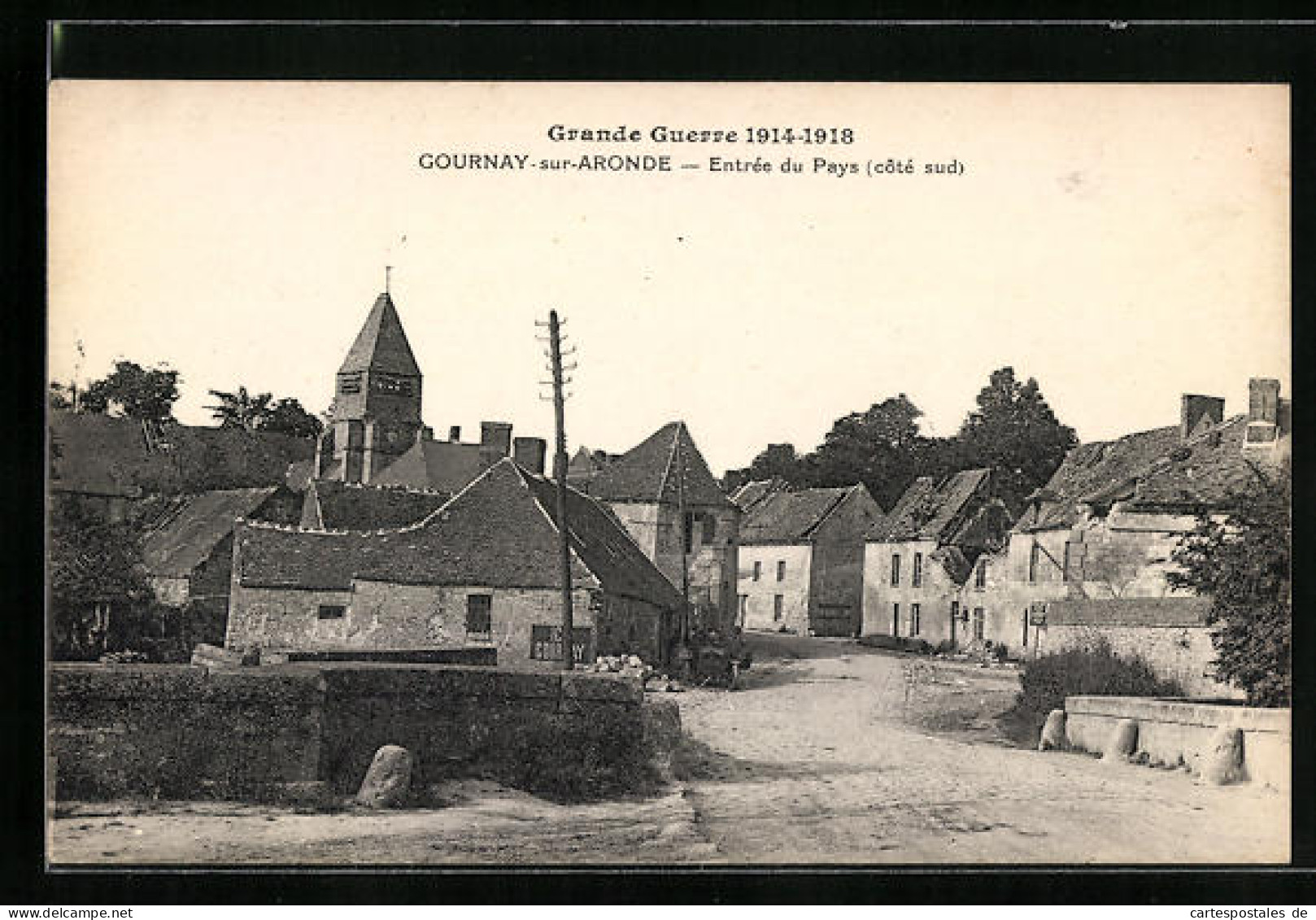 CPA Gournay-sur-Aronde, Entrée Du Pays (coté Sud)  - Sonstige & Ohne Zuordnung
