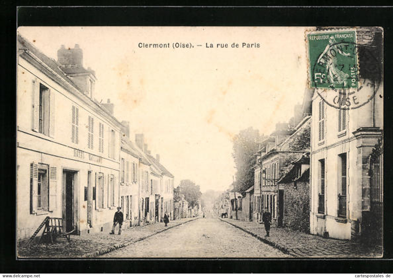 CPA Clermont, La Rue De Paris  - Clermont