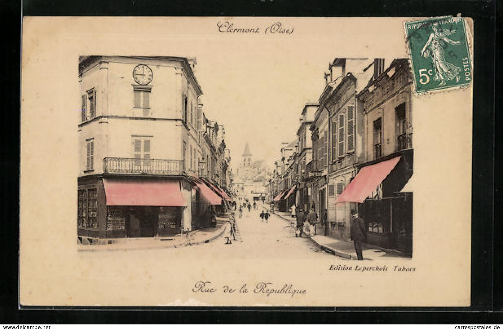 CPA Clermont, Rue De La République  - Clermont