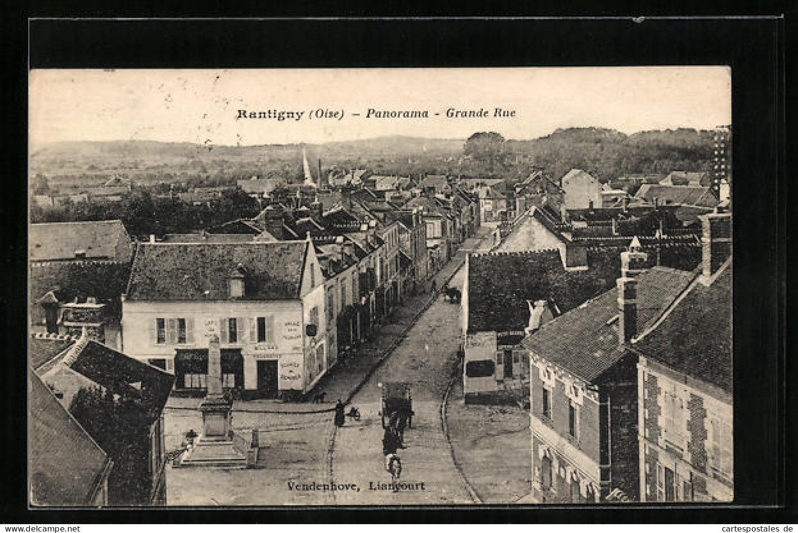 CPA Rantigny, Vue Générale, Grande Rue  - Rantigny