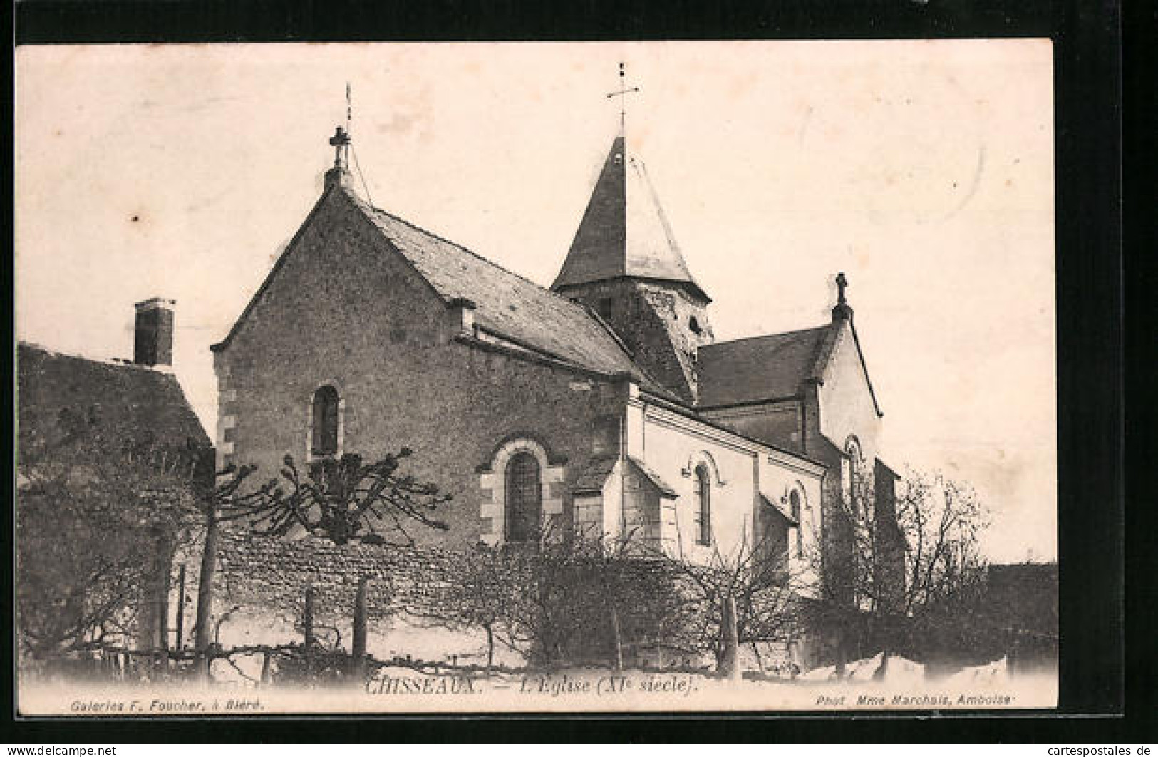 CPA Chisseaux, Vue Extérieure Der L'Église  - Sonstige & Ohne Zuordnung