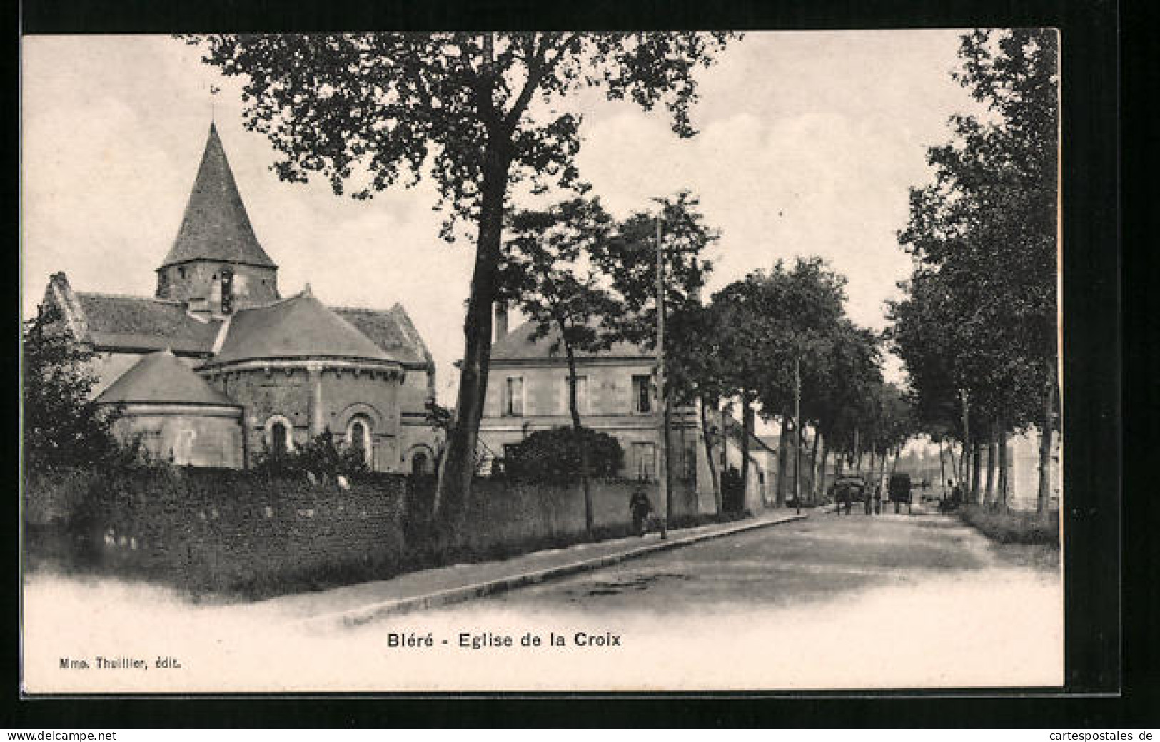 CPA Blere, Eglise De La Croix  - Other & Unclassified