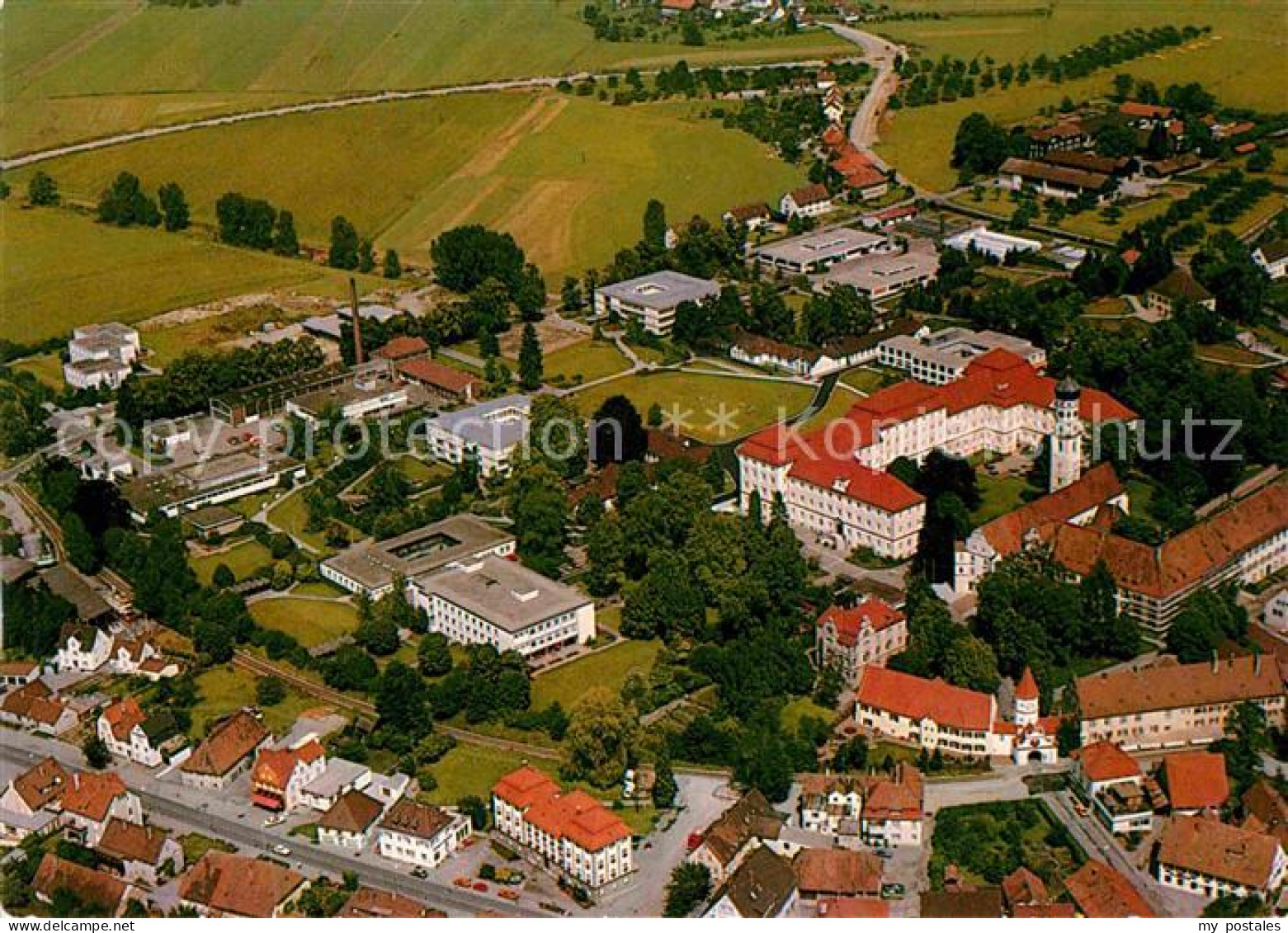 72753958 Bad Schussenried Krankenhaus Praemonstratenserkloster Fliegeraufnahme B - Bad Schussenried