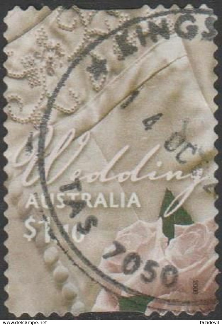 AUSTRALIA - DIE-CUT-USED 2008 $1.10 For Every Occasion - Wedding Dress - Oblitérés