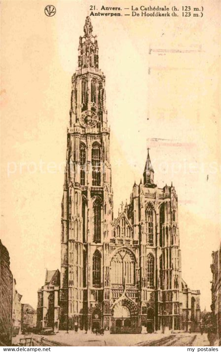 72753324 Anvers Antwerpen Cathedrale   - Antwerpen