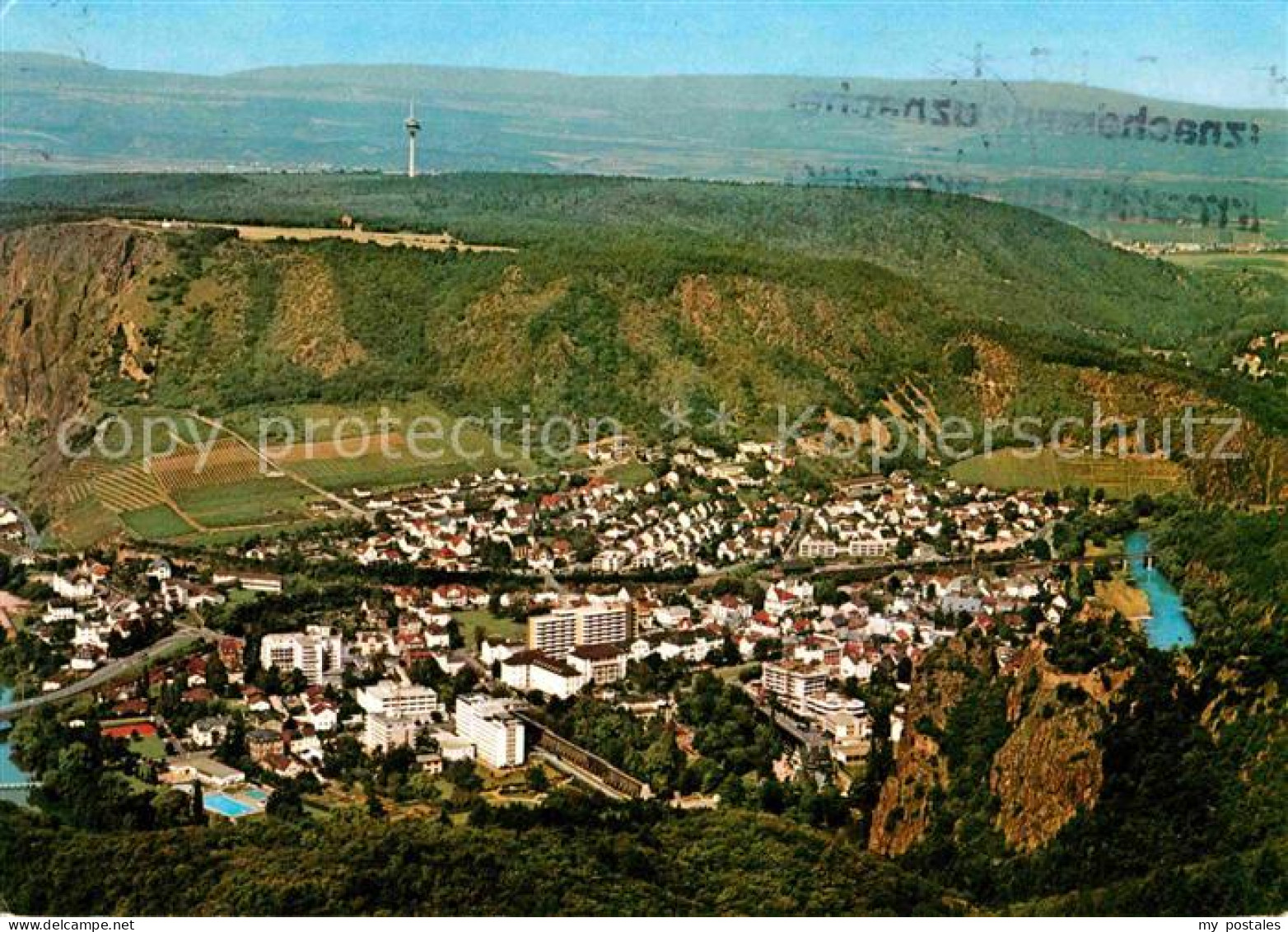 72752708 Bad Muenster Stein Ebernburg Fliegeraufnahme Mit Rotenfels Bad Muenster - Autres & Non Classés