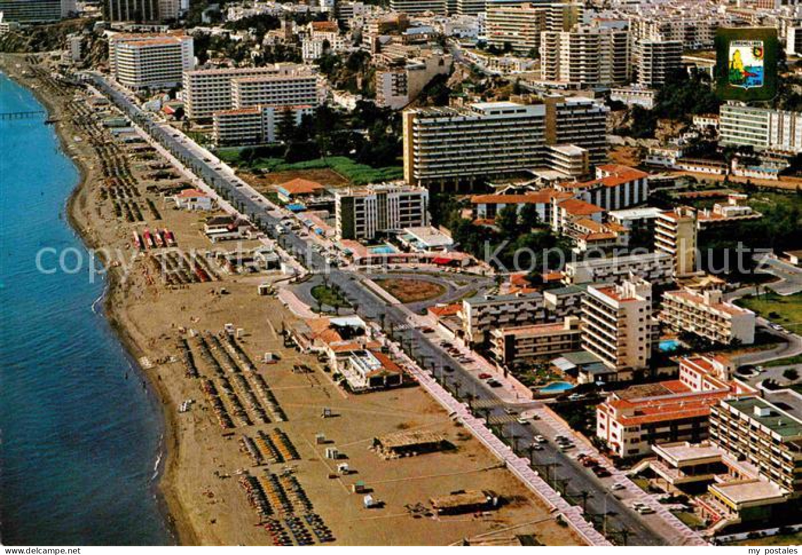 72752694 Torremolinos Fliegeraufnahme Mit Strand Paseo Maritimo  - Andere & Zonder Classificatie