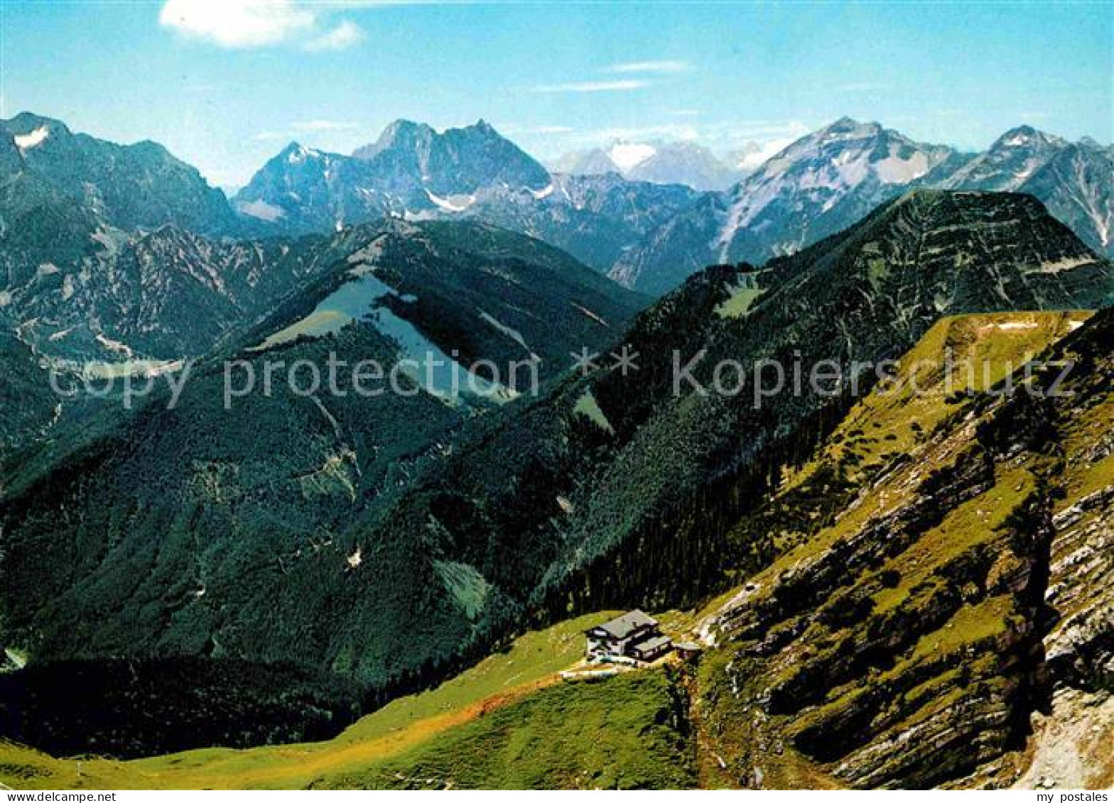 72752576 Toelzerhuette Mit Soiernspitze Birkkarspitze Zugspitzmassiv  Toelzerhue - Altri & Non Classificati