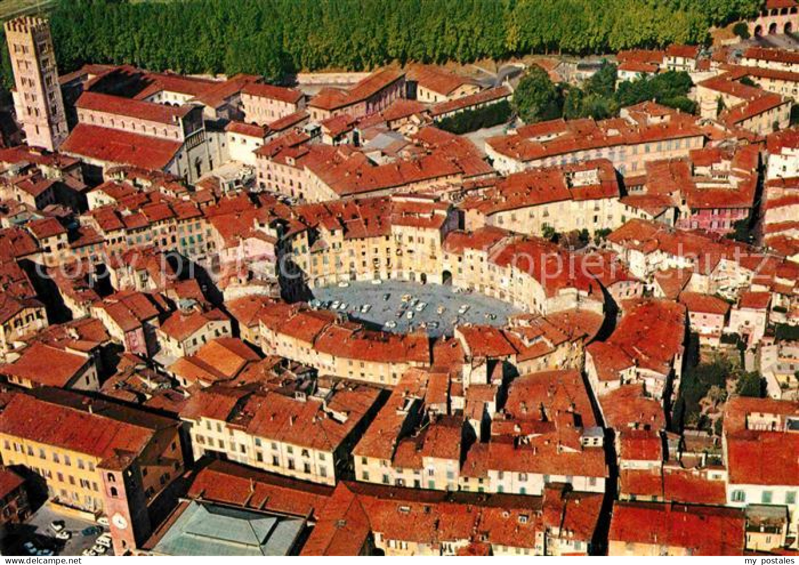 72752538 Lucca Fliegeraufnahme Anfiteatro Romano Lucca - Other & Unclassified