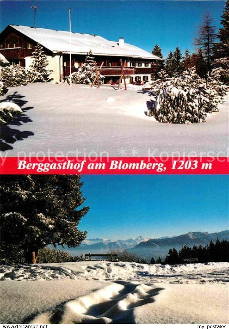 72752430 Bad Toelz Berggasthof Am Blomberg Winterpanorama Alpen Bad Toelz - Bad Toelz