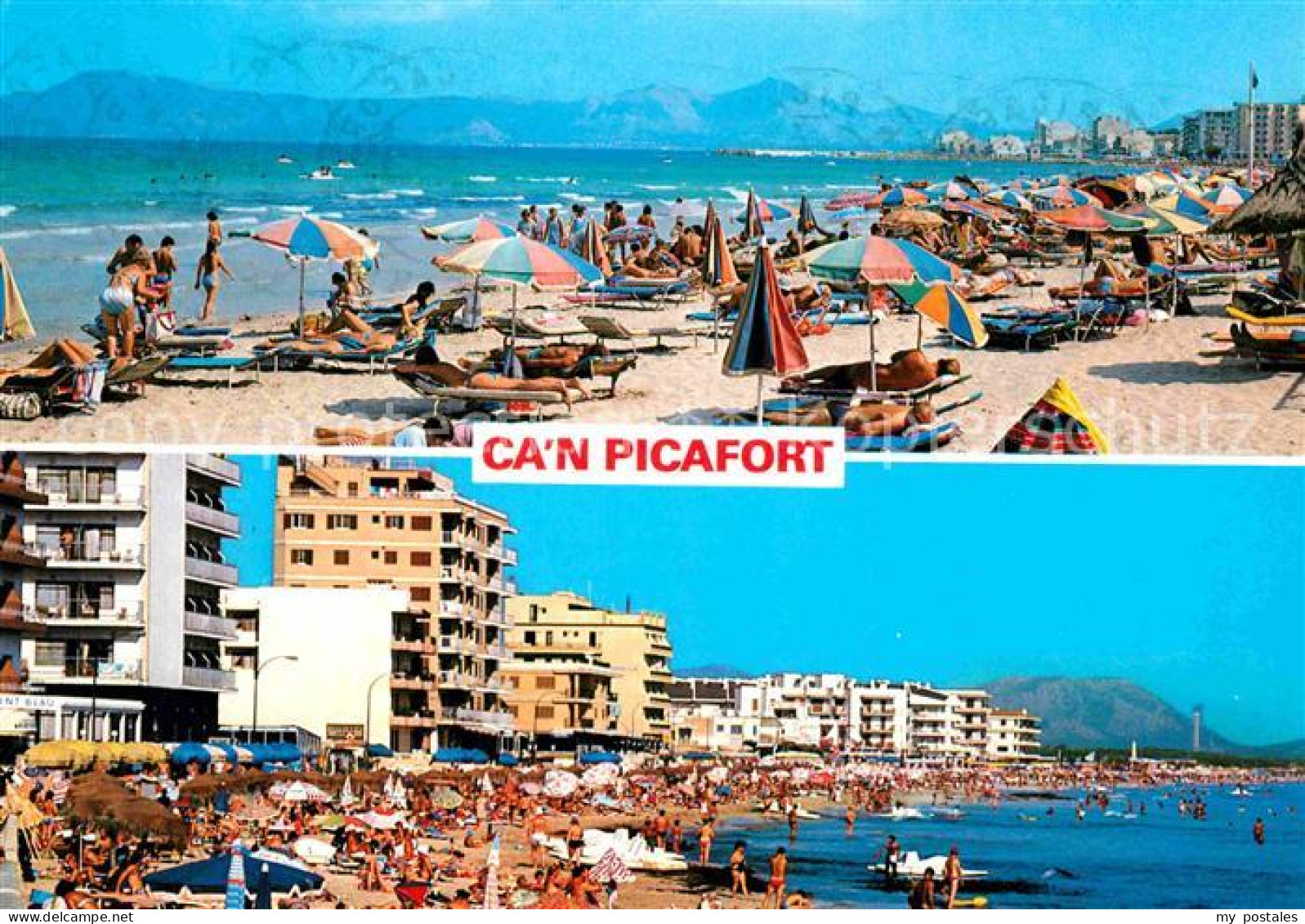 72752331 Ca N Picafort Strand Panorama  Mallorca - Autres & Non Classés