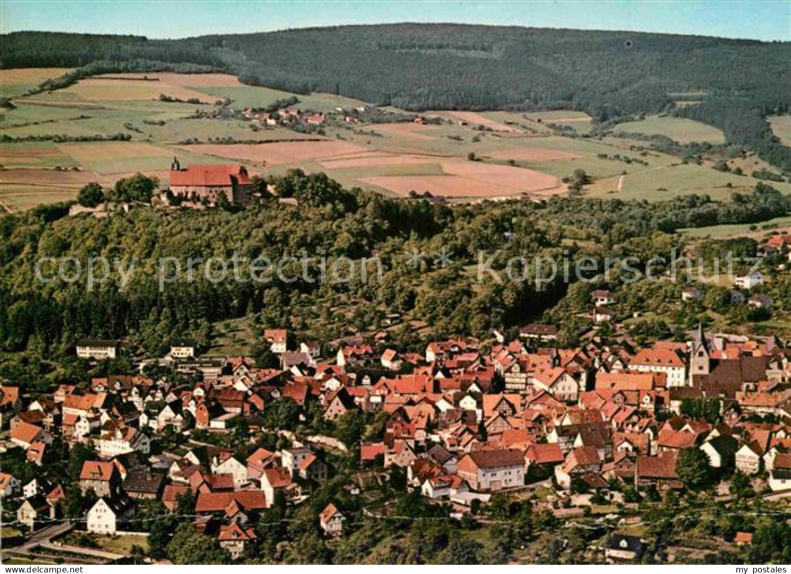 72752296 Spangenberg Hessen Fliegeraufnahme Spangenberg - Altri & Non Classificati